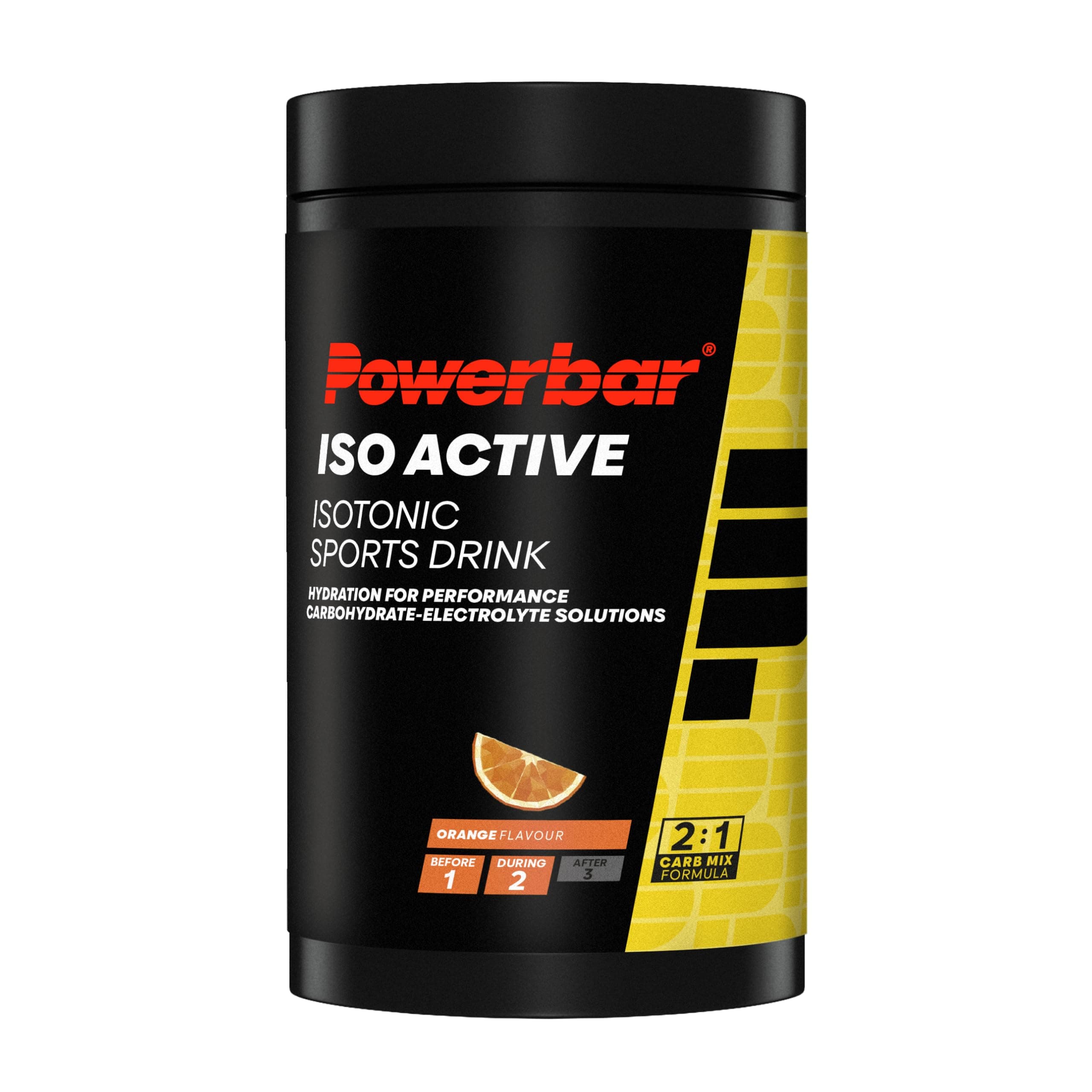 Powerbar - Isoactive - Orange - 600g - Isotonic sports drink - 5 electrolytes