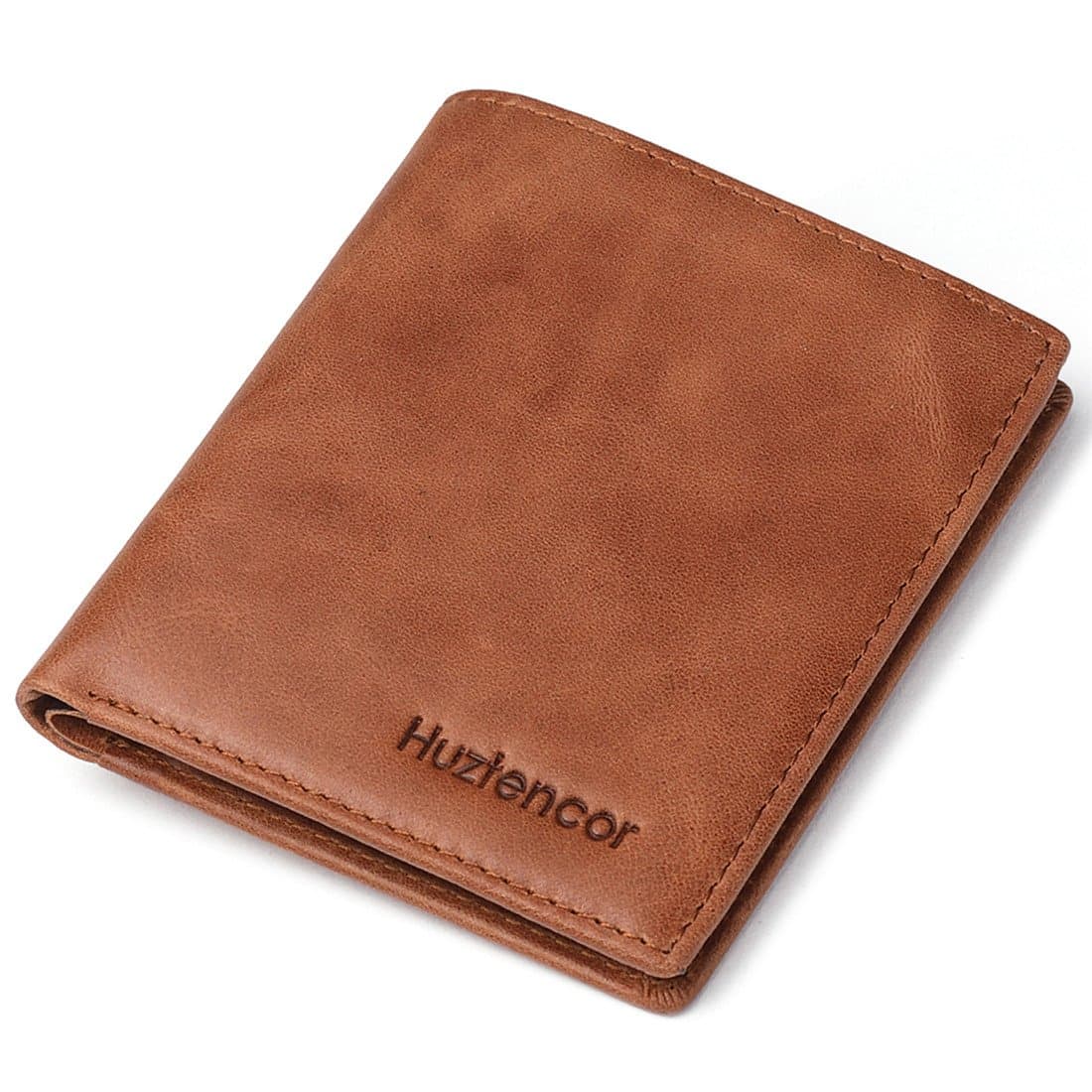 HuztencorWallets for Men RFID Blocking Slim Leather Card Wallet