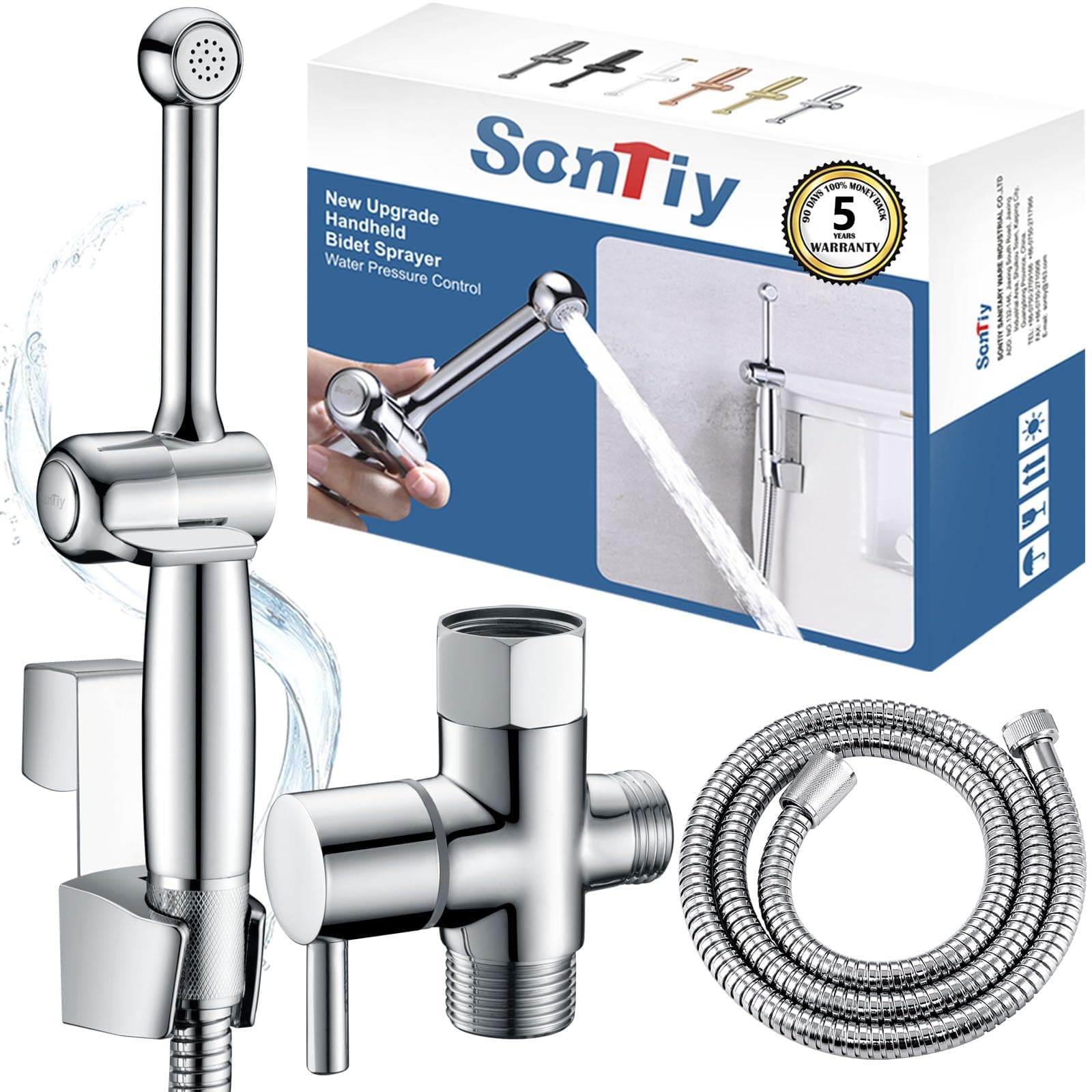 All Brass Handheld Bidet Sprayer for Toilet