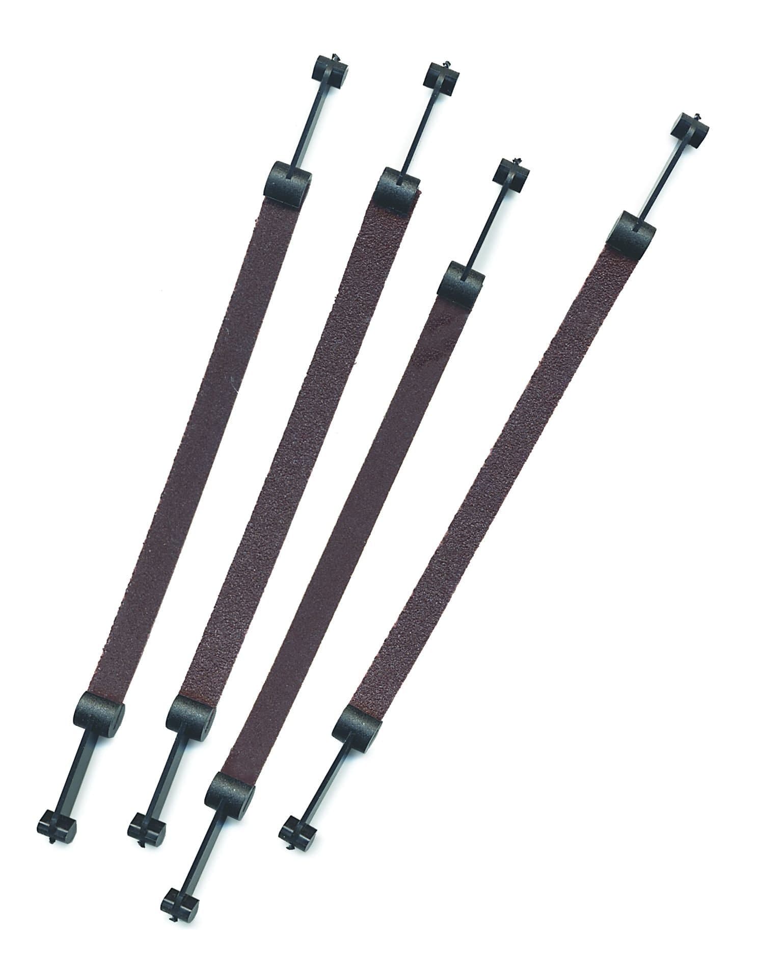 Hegner Mounted Scroll Saw Inserts 1/2 Grain 180 Pack of 4, Rust Red/Black, 00002818