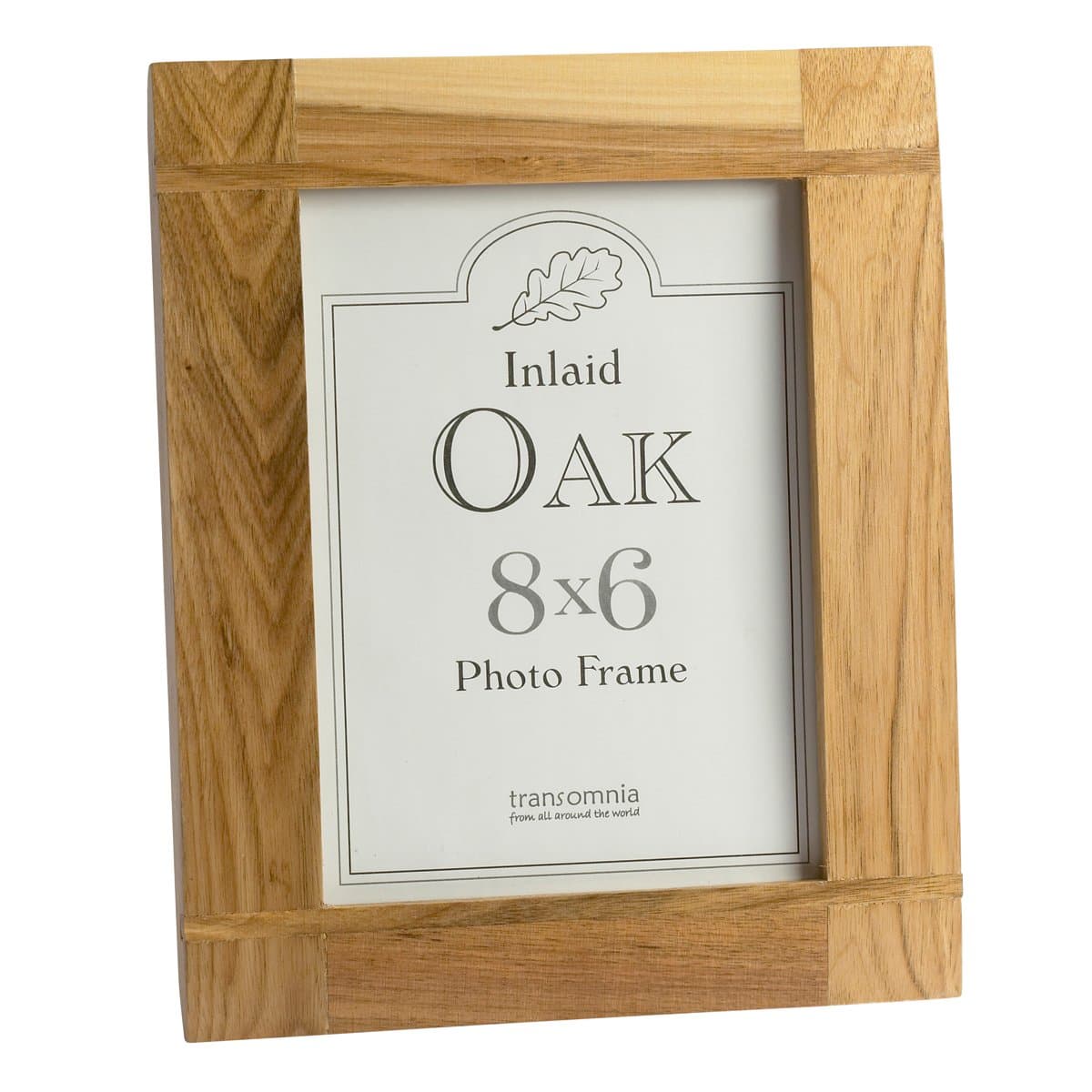 Vivarti Transomnia Oak Wood Inlay Photo Frame 8x6