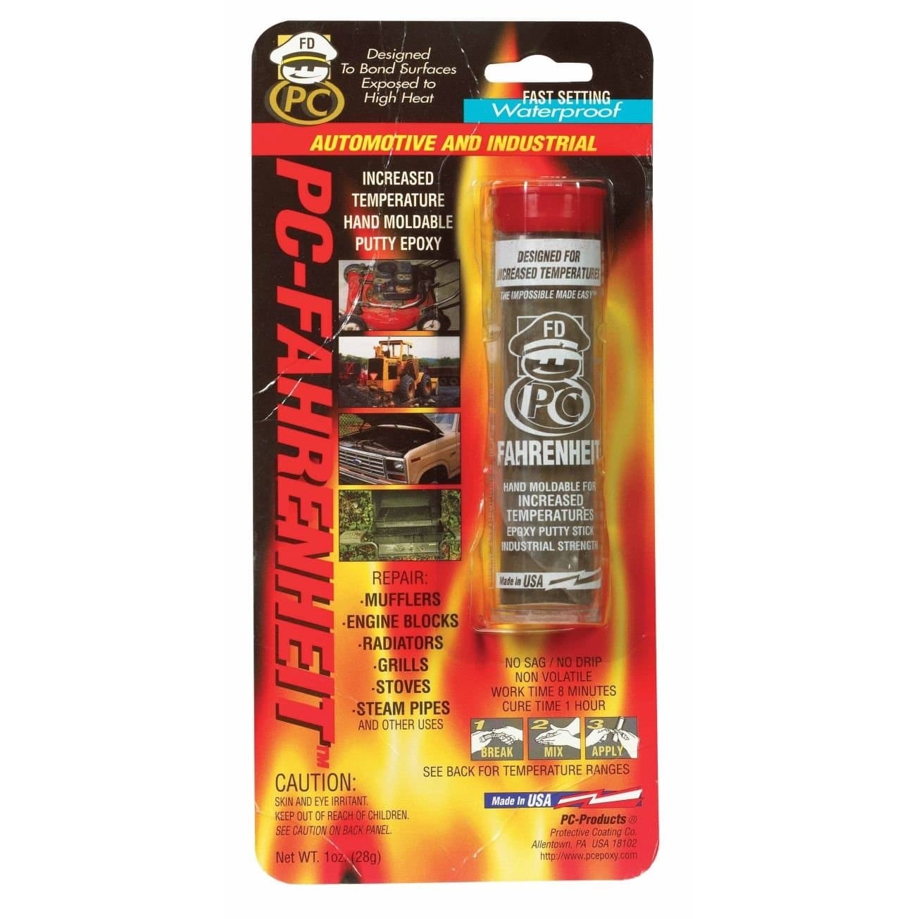 Pc Epoxy 025543 Pc Fahrenheit High Heat Heavy Duty Epoxy Paste Glue Adhesive