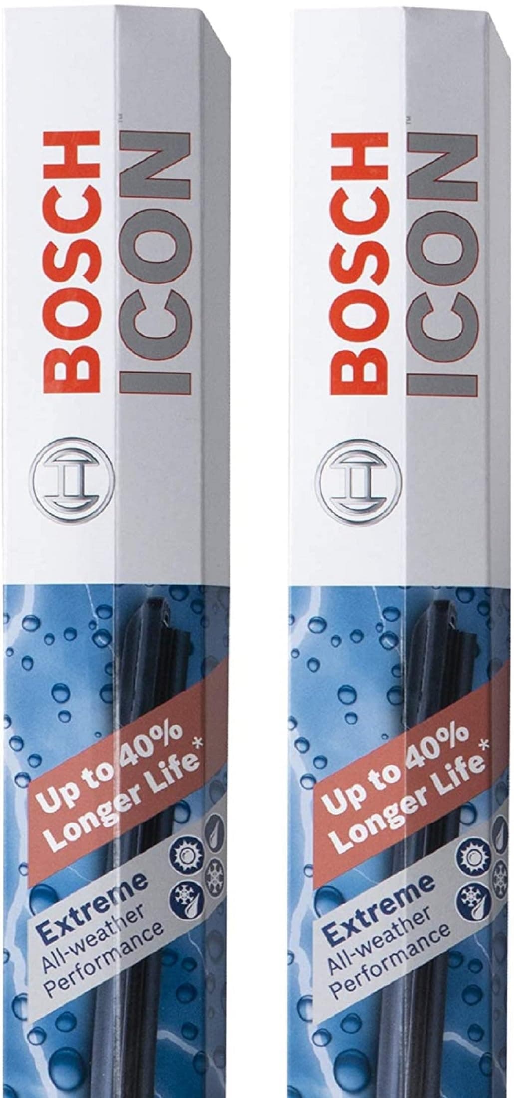 BOSCH 20A18A ICON Beam Wiper Blades - Driver and Passenger Side - Set of 2 Blades (20A & 18A)