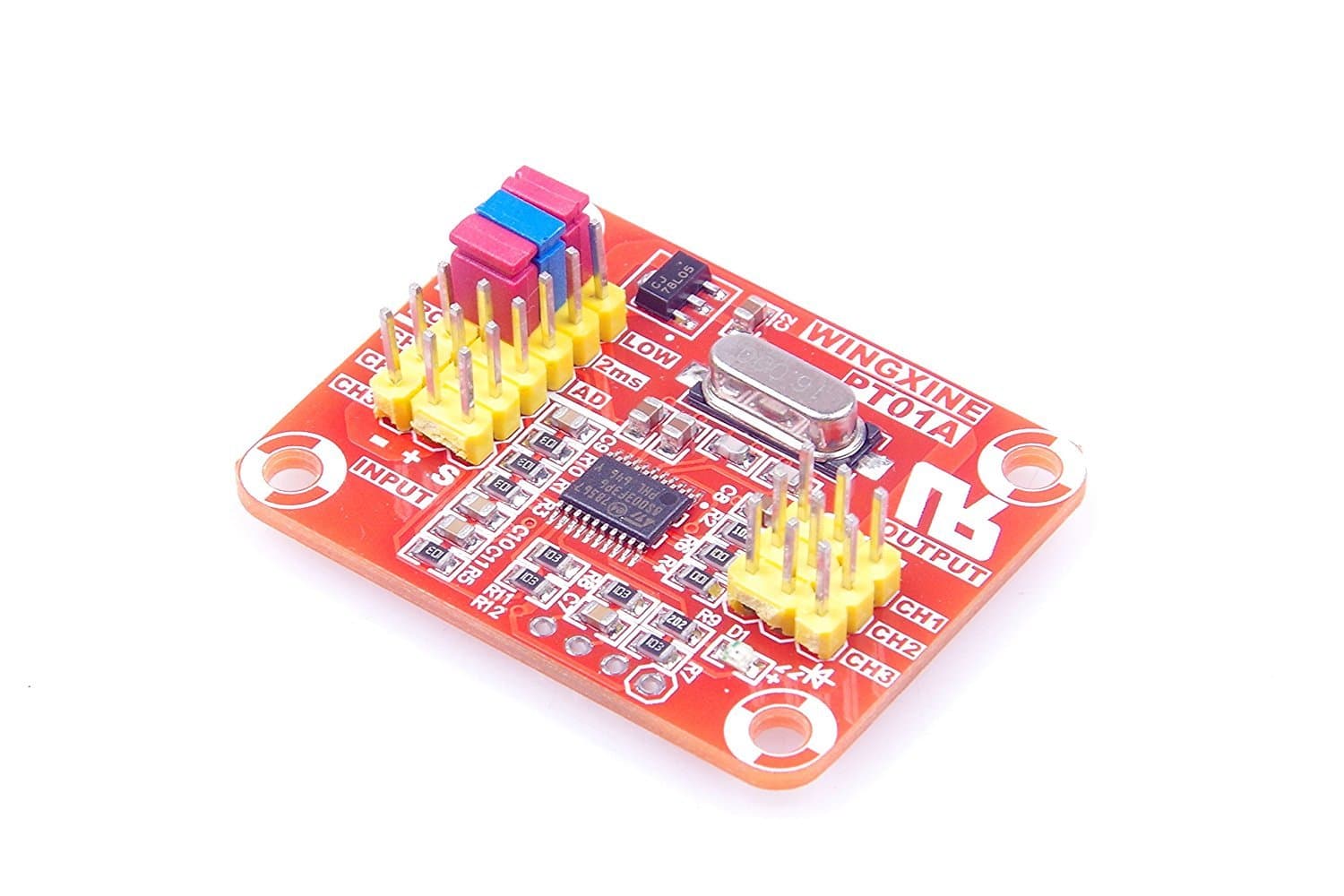 NOYITO Multifunction Signal Converter Module PT01A Servo Signal to Voltage and PWM Signal, Pulse Signal to Analog Voltage PWM Converter for Servo Test Signal Calibration