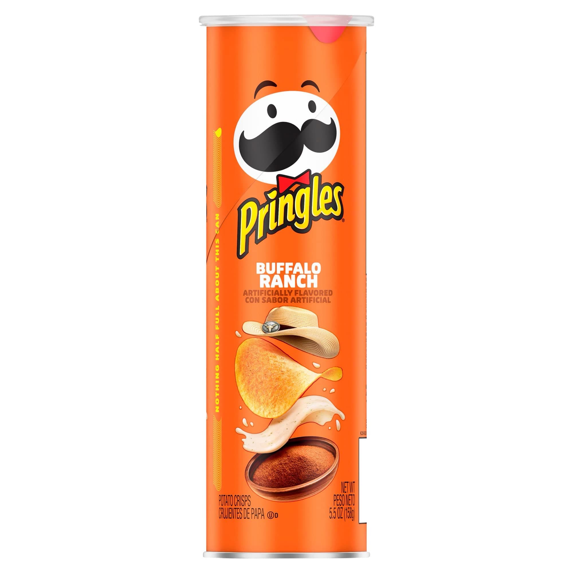 Pringles Buffalo Ranch Dip Potato Crisps, 5.96 oz