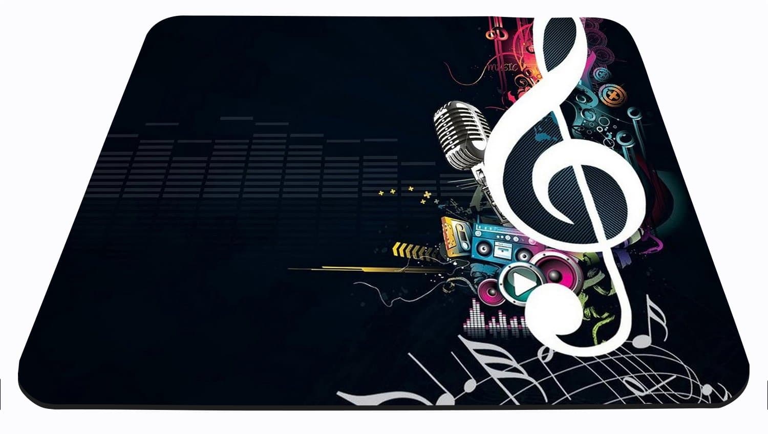 SIDORENKO XL Gaming Mouse Pad | Gamer Mouse Mat | 350mm x 260mm | Stitched Edges | Mousepad with special surface improves speed and precision | Non-slip Rubber Base