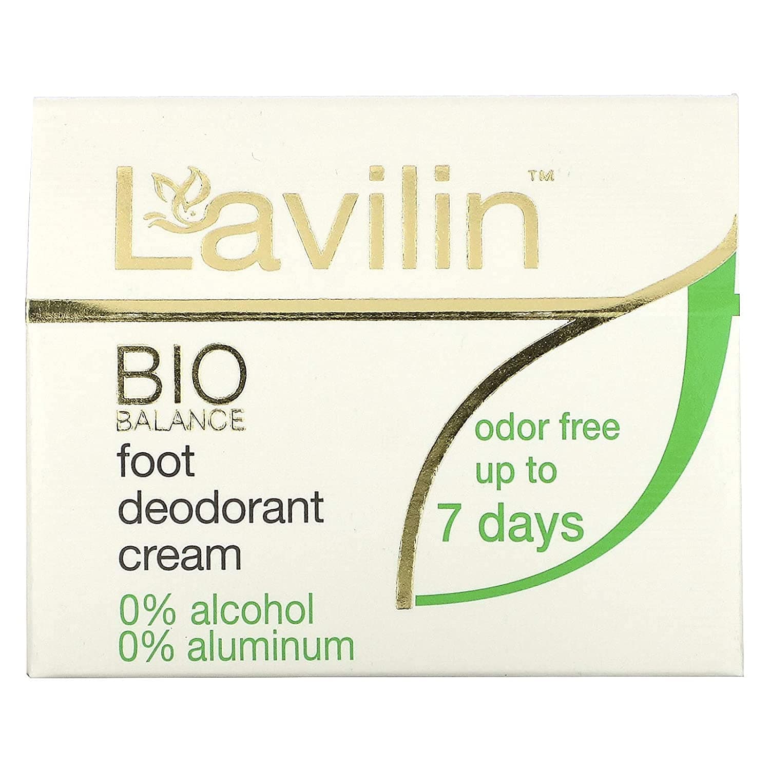 Lavilin, Bio Balance, Foot Deodorant Cream for Men and Women, 12.5 g