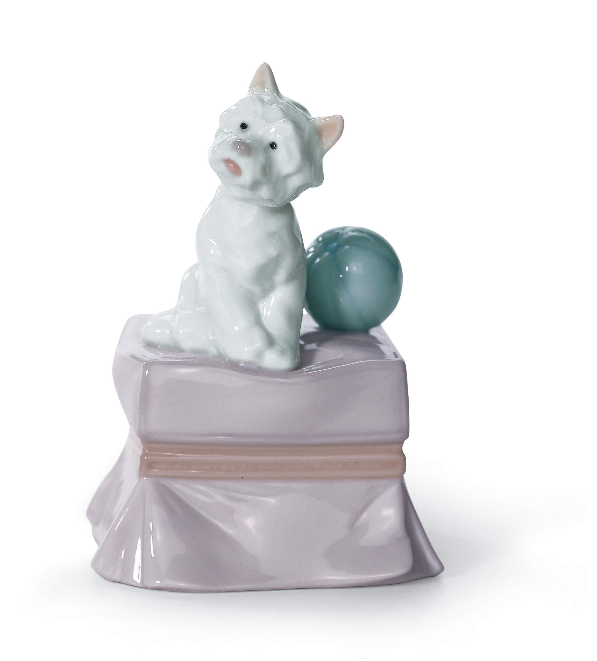 LLADRÓ My Favorite Companion Dog Figurine. Porcelain Figure Figure.