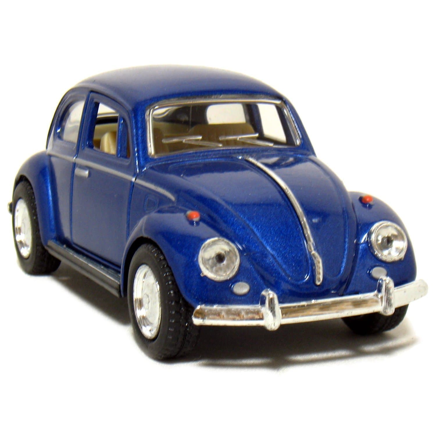 Kinsmart Volkswagen Classic Beetle Toy Vehicle (1: 32 Scale, Blue, 5in)