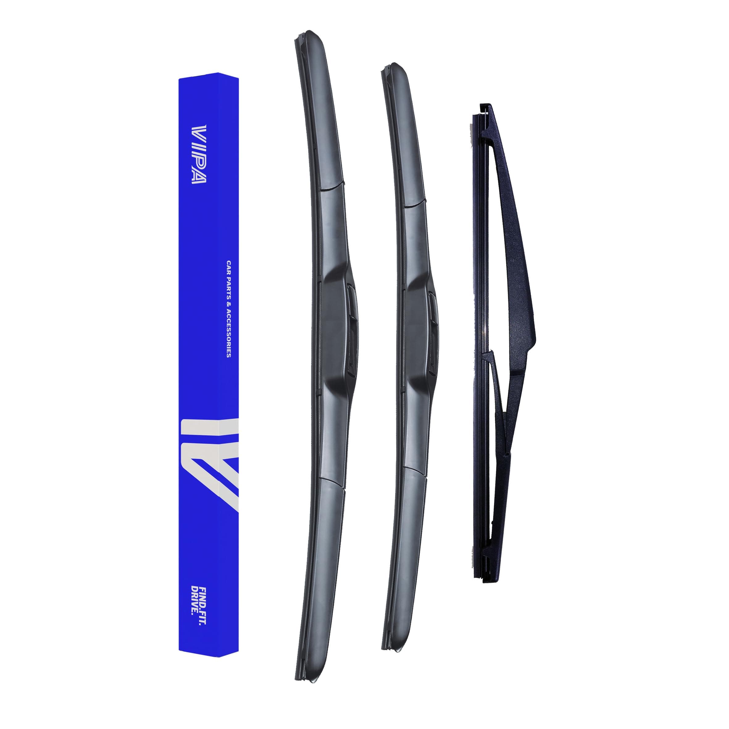 Vipa Car Parts Premium Wiper Blade Set | fits: MAZDA CX-5 SUV (Nov 2011 to Feb 2017) | All-Weather Performance | Durable, Streak-Free Windshield Wipers | Easy Installation