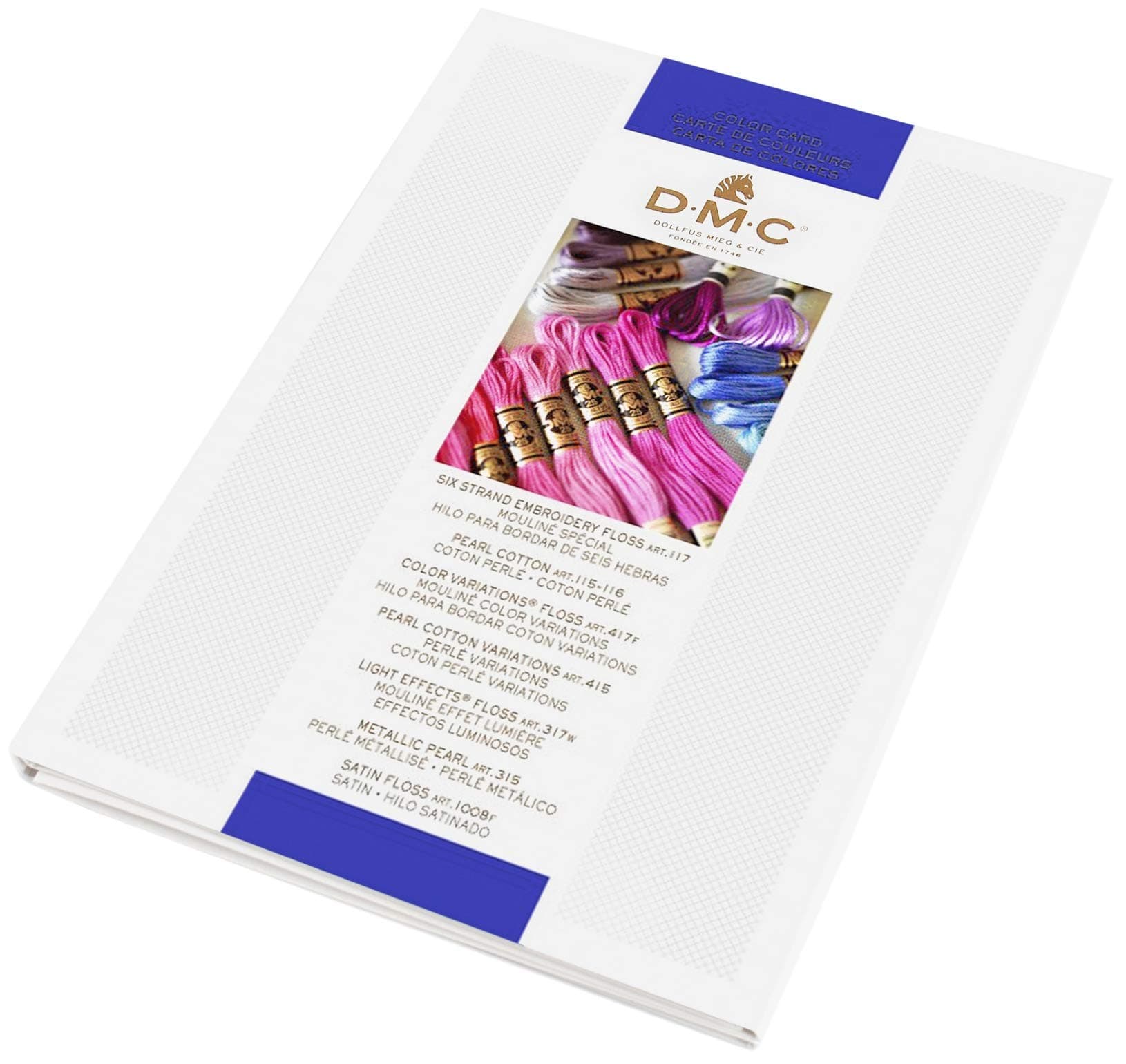 COLORCRD Needlework Threads 12-Page Printed Color Card