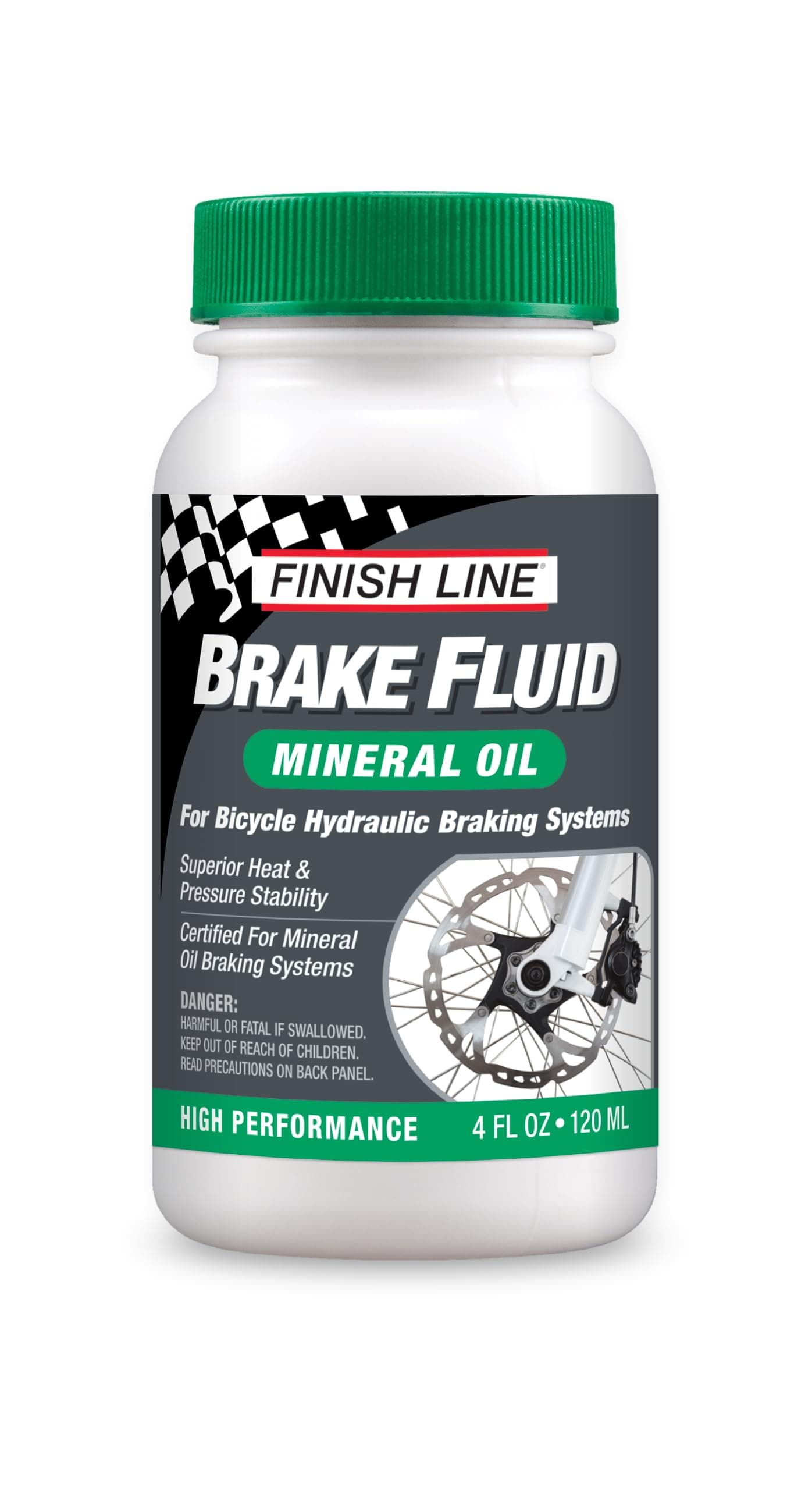 Finish Line High Performance Mineral Oil Brake Fluid, 120ml
