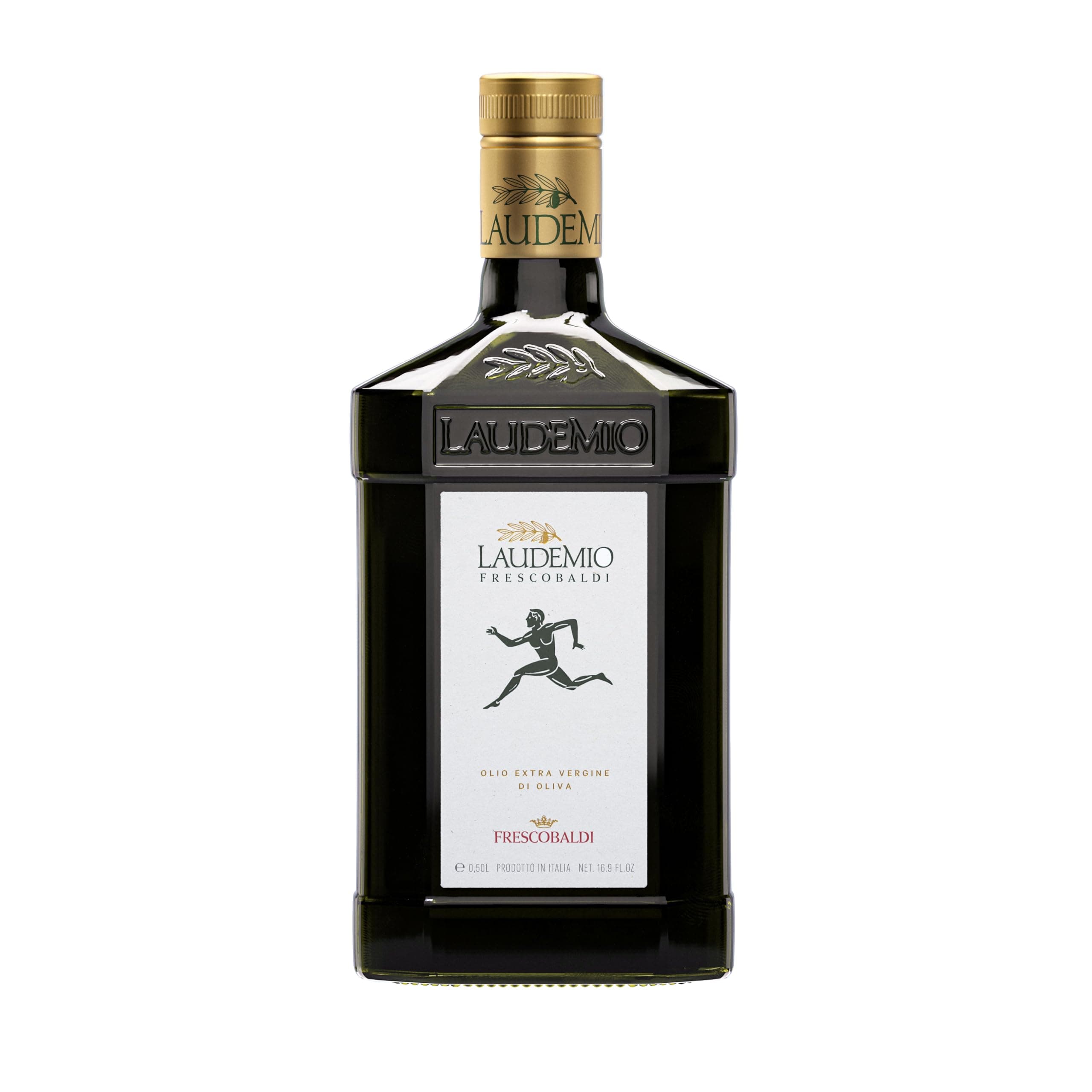 LAUDEMIO Frescobaldi Tuscan Extra Virgin Olive Oil, 16.9 FL Oz, 500ml, Pack of 1