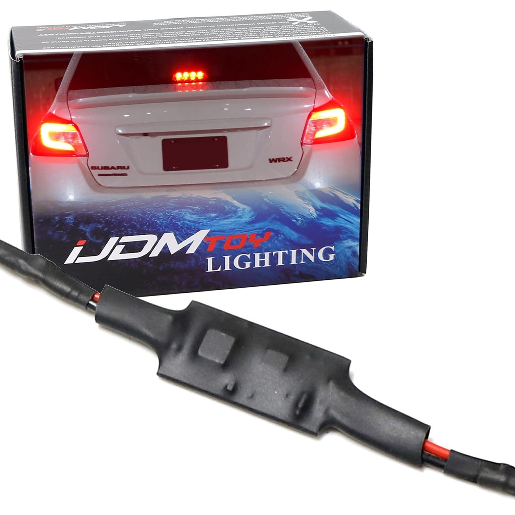 iJDMTOY (1) Plug-N-Play Strobe Flash Controller For 2015-up Subaru WRX or STI Rear Windshield LED High Mount Third Brake Light