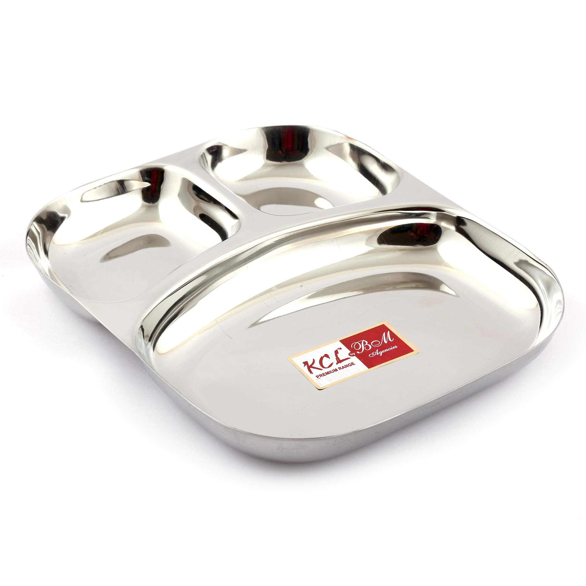 Stainless Steel (20 Guage) Mirror Finish Dynasty Plate- 1 Unit - (Diameter - 19 Cms)