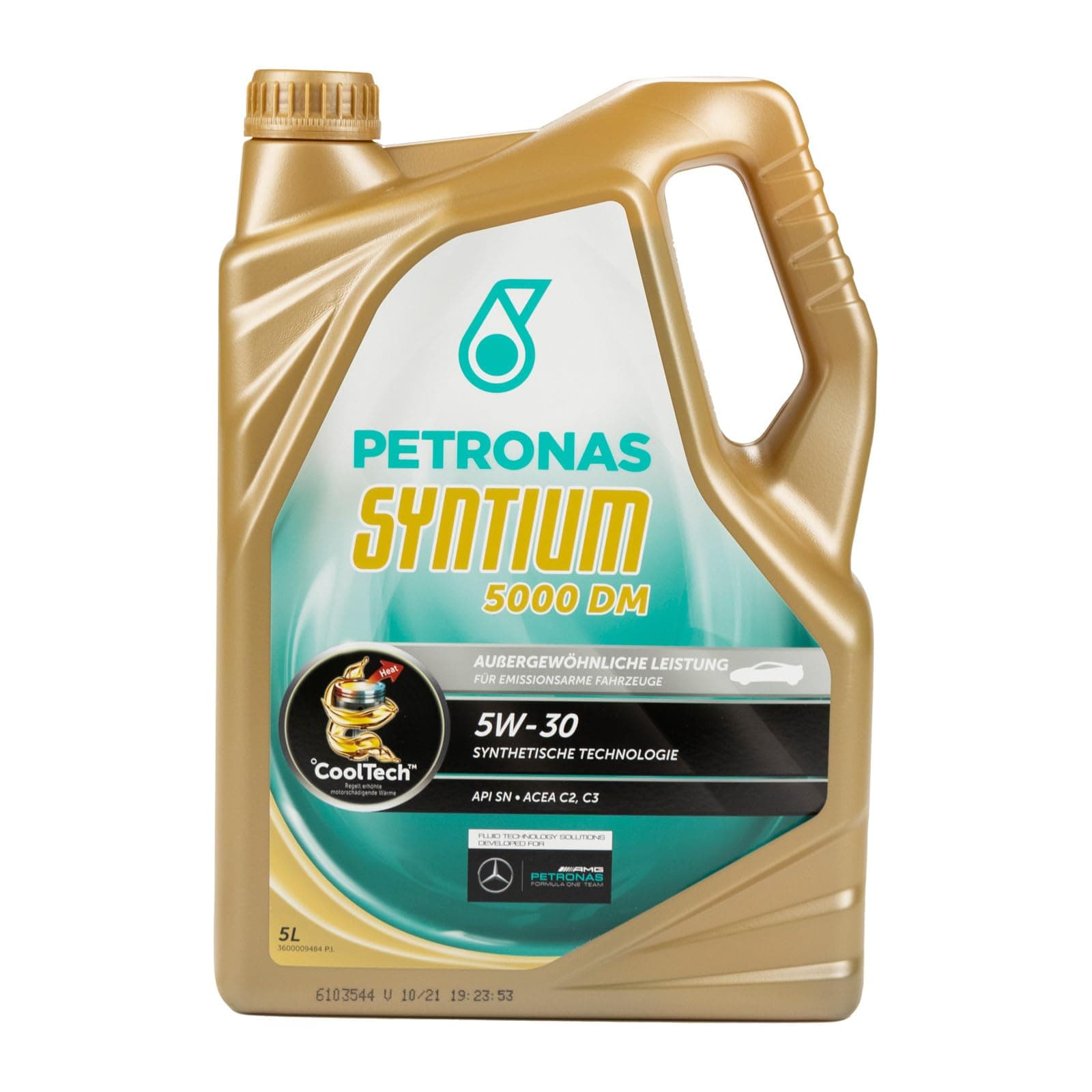 Petronas ENGINE OIL SYNTIUM 5000 DM 5W30 5 Liters