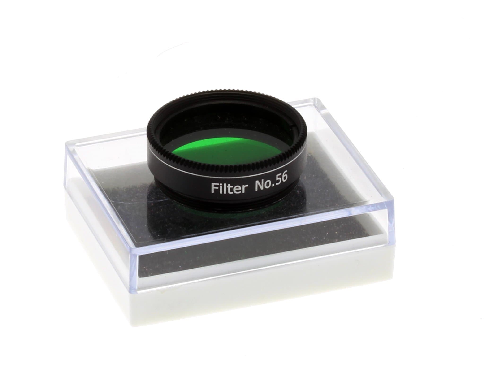 Light Green 1.25" Telescope Filter - (53% transmission) Excellent for the observation of Mars polar ice caps as well as yellow-tinted dust storms on the Martian surface - Increases contrast of the red and blue regions in Jupiter’s atmosphere as well as in the cloud belts, and is also useful for enhancing lunar detail - Includes Clear Safety Case