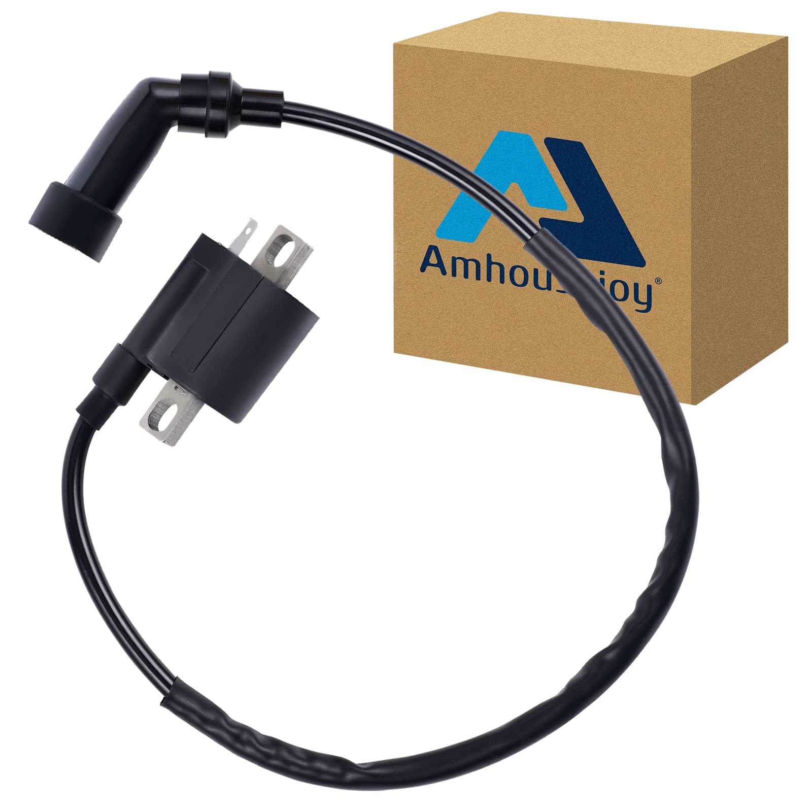 AmhousejoyIgnition Coil Fits for Yamaha Raptor 350 YFM350 ATV Quad 2004 2005 2006 2007 2008 2009