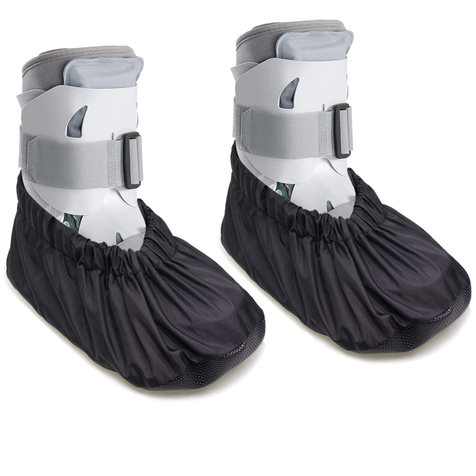 ARUNNERS Walking Boot Covers Rain Waterproof Medical Orthopedic Cast Sock Toe Crank Winter Snow Stress Fracture Cold for Women (Black,M)