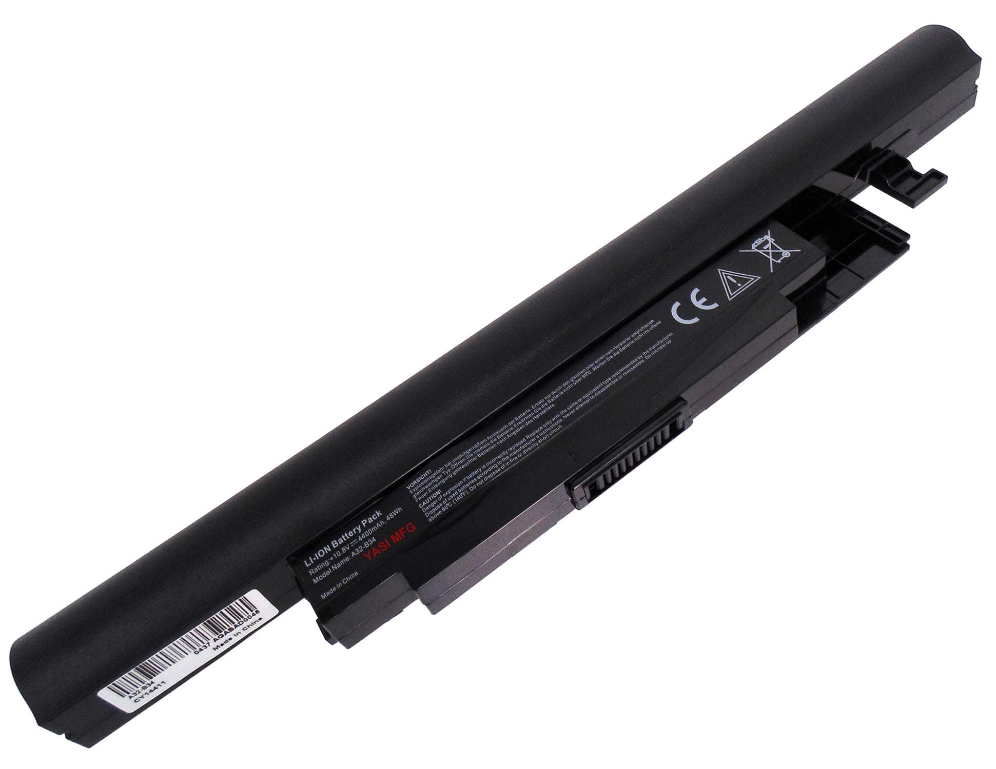 10.8V 4400mAh Laptop Battery A32-B34 A31-C15 A41-B34 for Medion Akoya S4209 S4211 S4213 E6239T 6240T E6237 E6241 P6643 P6647 648 Medion MD98148 MD98474 MD99290 MD98899 MD98089 MD98080 MD98066 MD98703