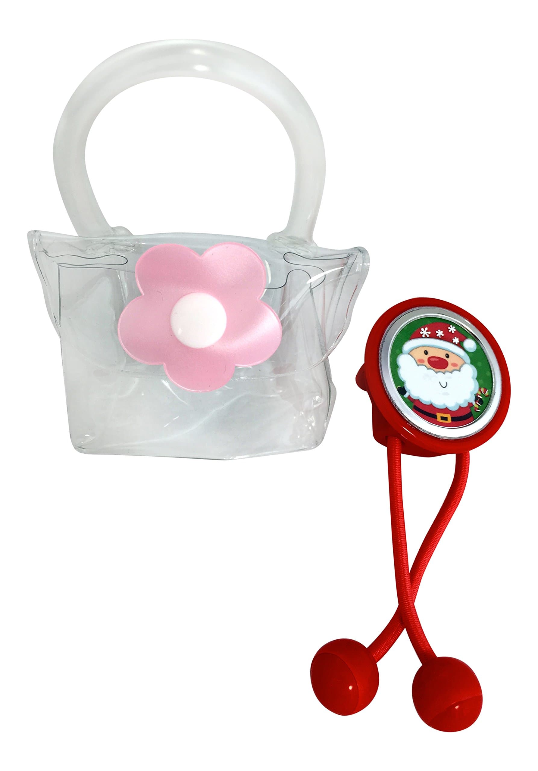EZ TAILS Ponytail Holder (Holiday Santa)