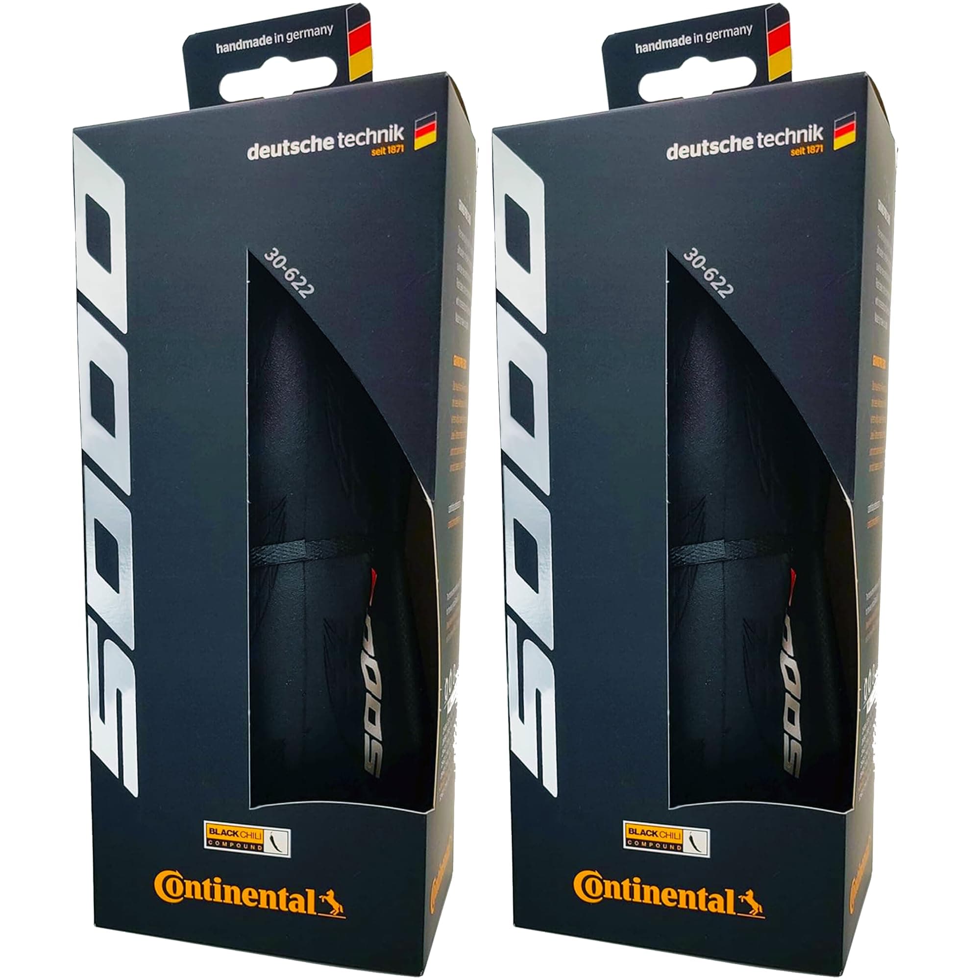 Grand Prix 5000 Folding Tires - Road Race - 2 Tires 700x30c Black