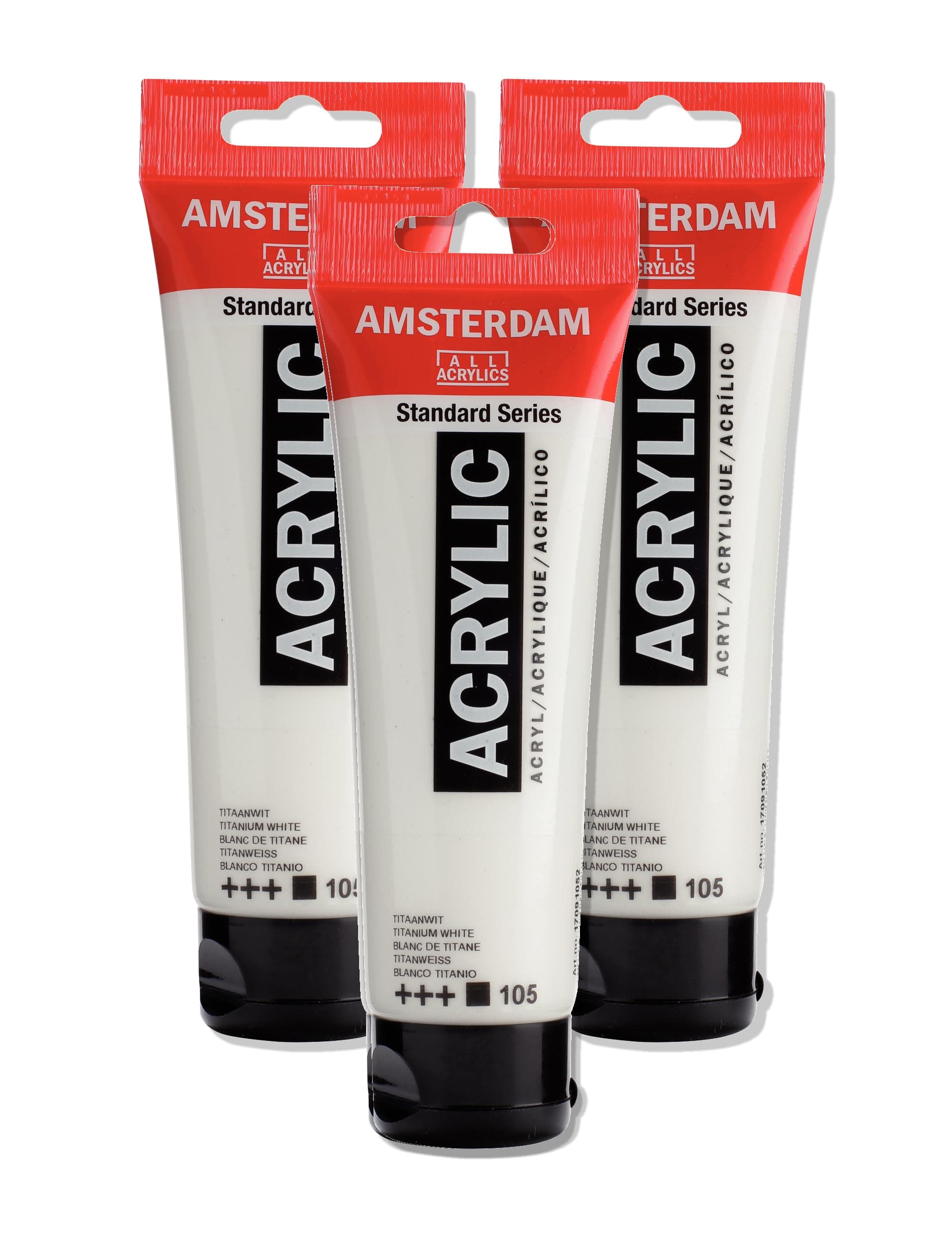 Amsterdam 120 ml Acrylics Color Tube - TITANIUMANIUM White