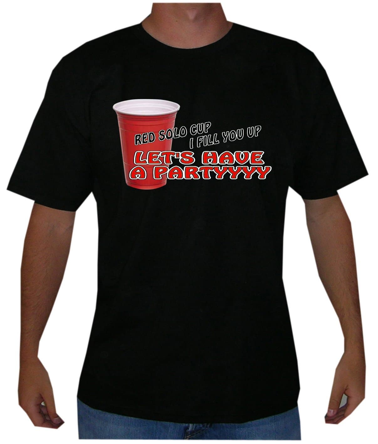 Red Solo Cup Mens T-shirt (XXX-Large, Black)