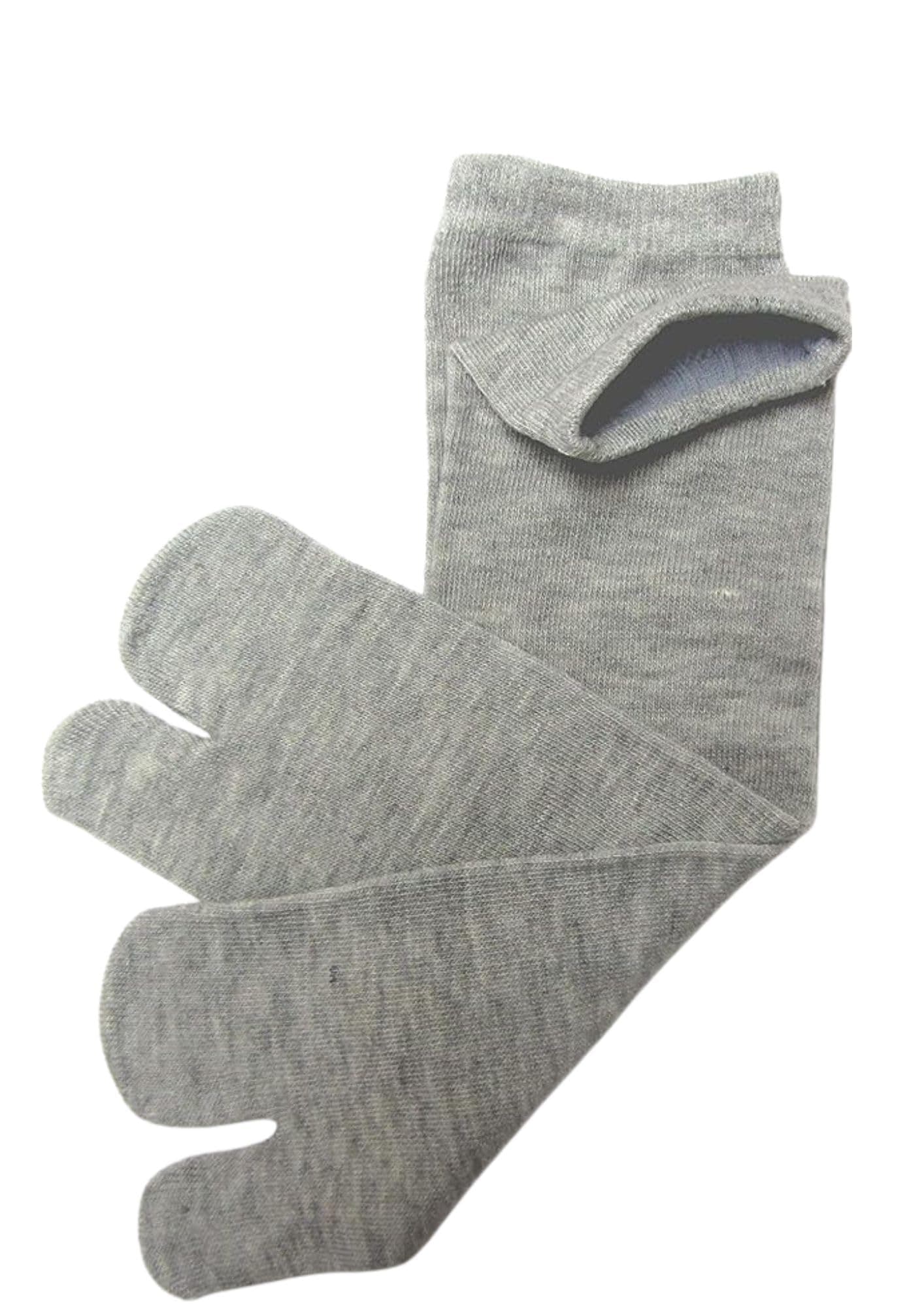 Tabi SocksSOCKS Tabi NINJA Geisha, Geta Ninja Socks 1 Toe, GREY (1 Size Senior) Male/Female