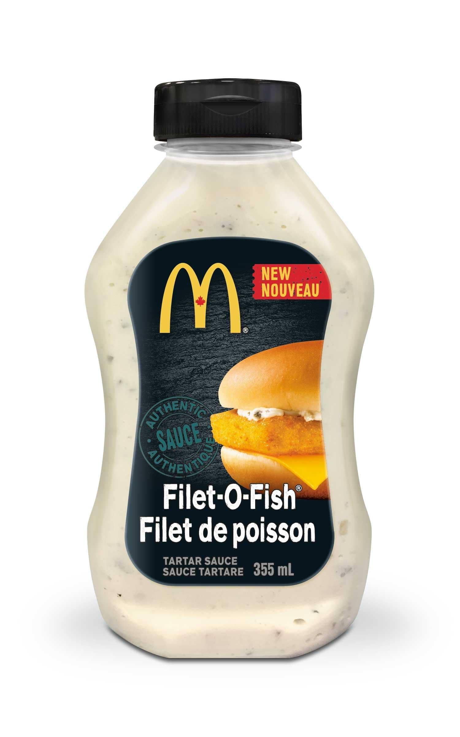 MCDONALD'S Filet-O-Fish Sauce, 1 Count, 355ml/12.00 Ounces {Imported from Canada}
