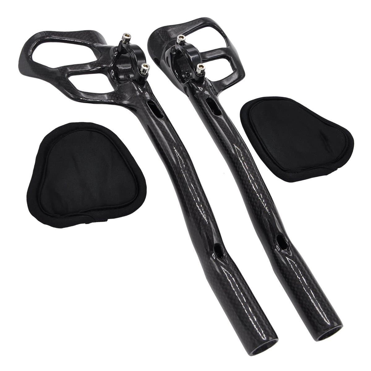 Labewin Carbon Fiber Bike Bicycle TT Rest Put Bar Handlebars Triathlon Handlebar Time Trail Arm Rest Bars 340mm