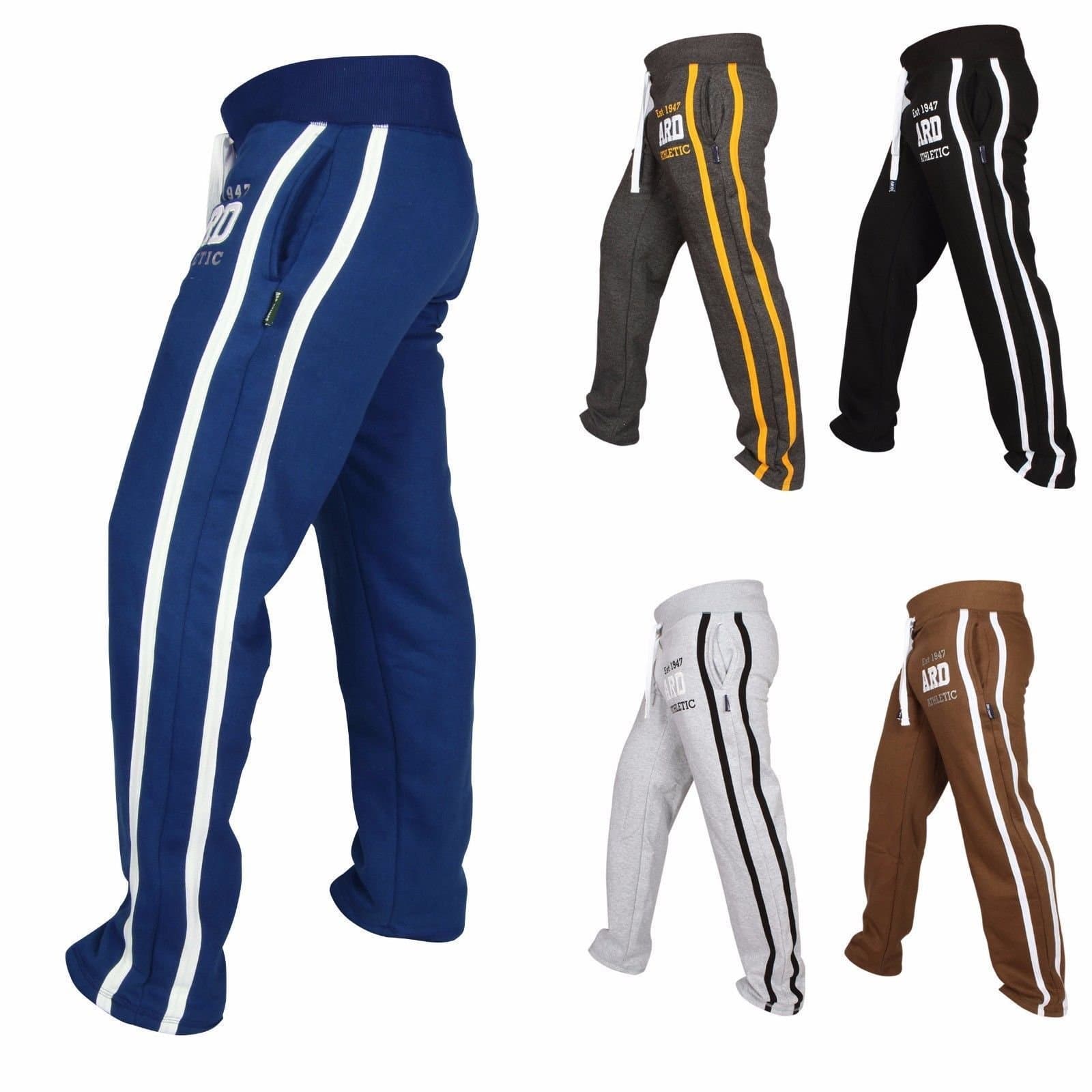 ARD Men's Fleece Joggers Track Suit Bottom Jogging Exercise Fitness Boxing MMA Gym Sweat Fleece Trousers (Maroon)