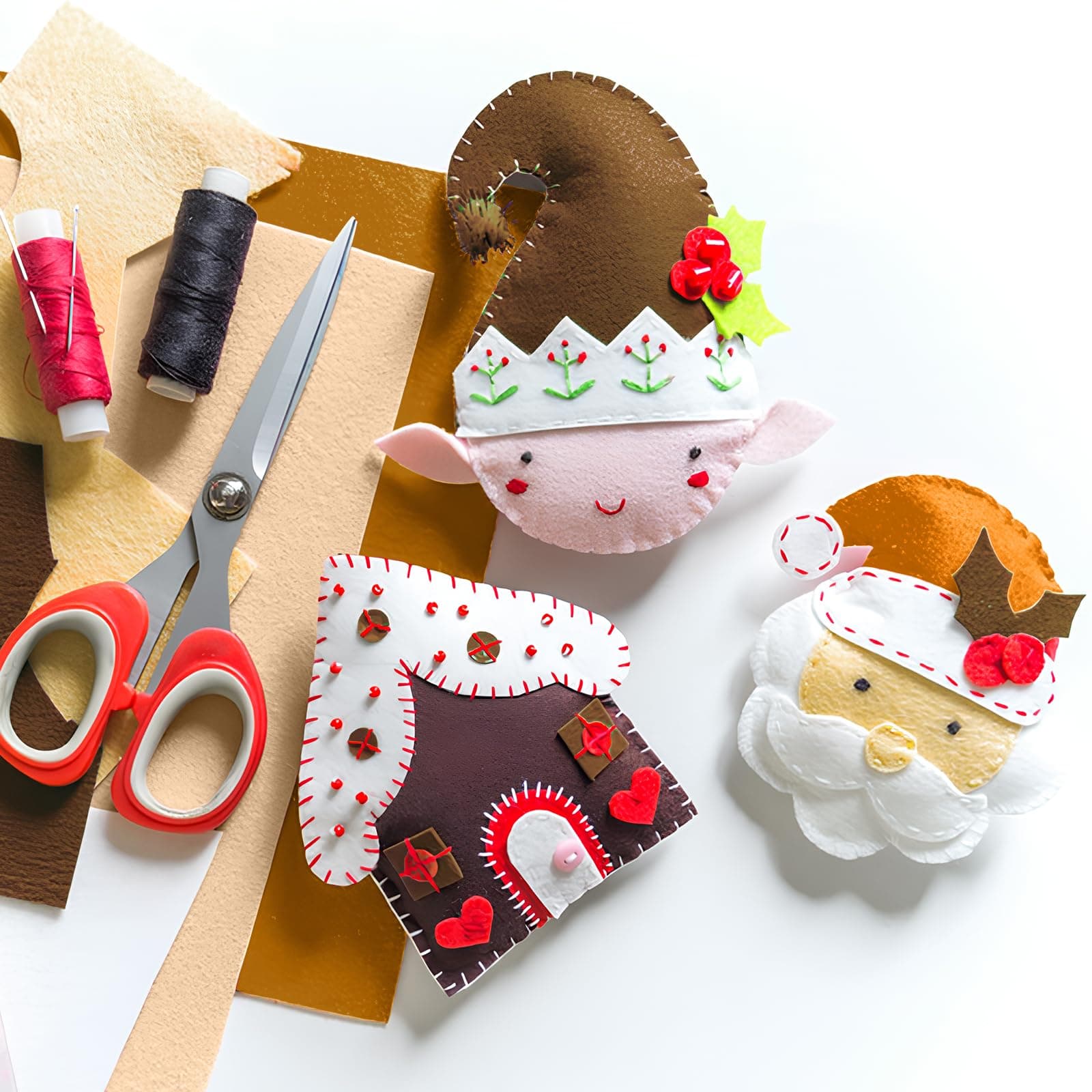 12 Rolls 8"x35" 1.4mm Thick Soft Felt Fabric Sheet 12 Assorted Brown Series Colors Felt Pack Pastel Felt Sheets for DIY Craft Sewing Squares Nonwoven Patchwork