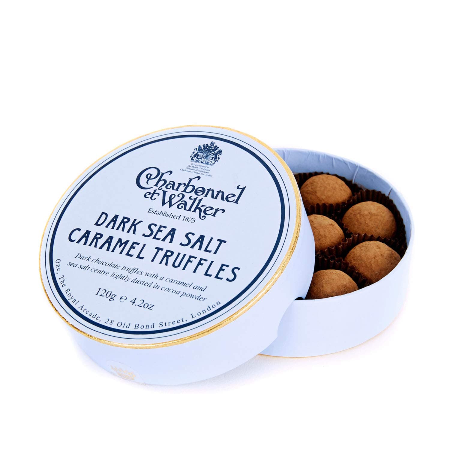 Dark Sea Salt Caramel Truffles, 4.2 Ounce