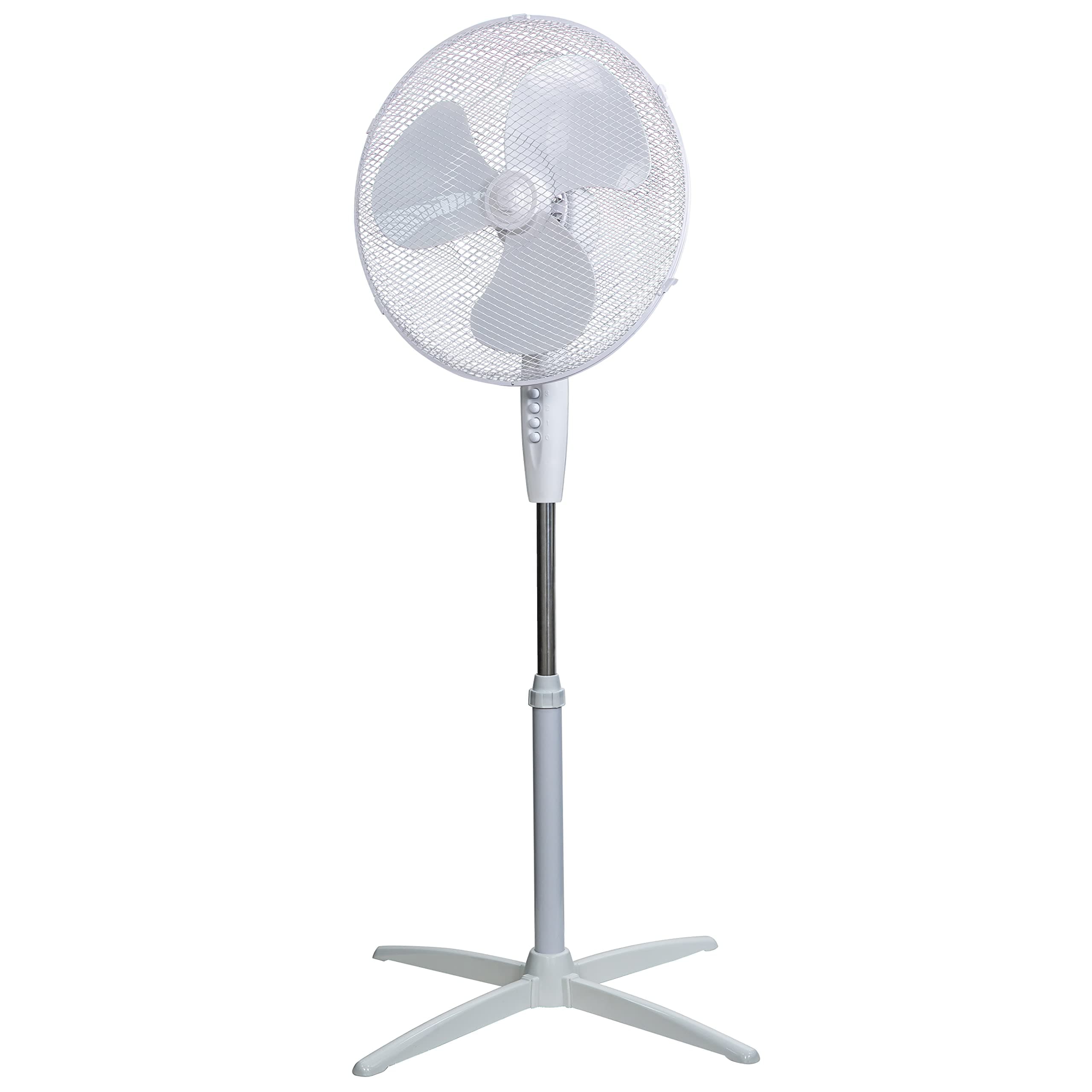 Russell Hobbs 16" Plastic Pedestal Fan in White