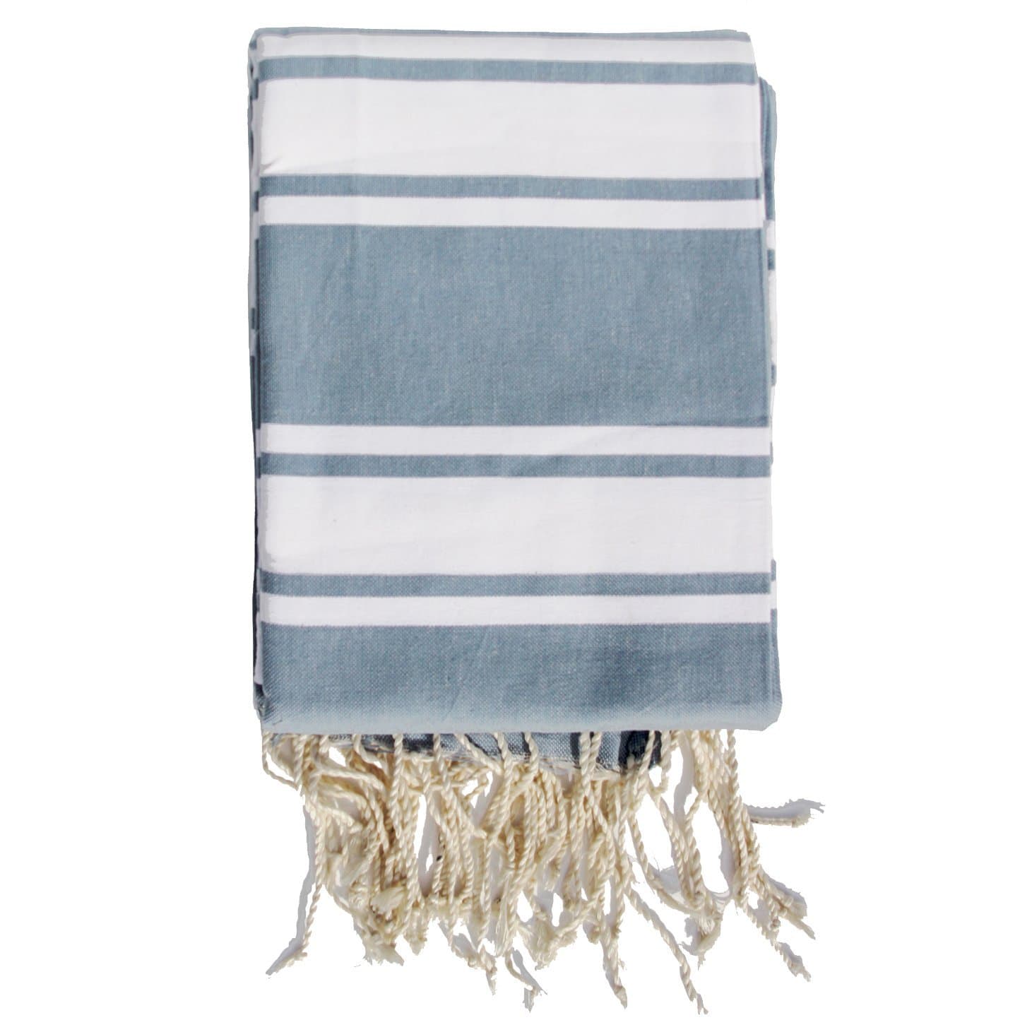 TOMENGBEIAABBCC Just a Joy - Extra große Stranddecke (180 x 240 cm) - Hamamtuch XXL - Schieferblau