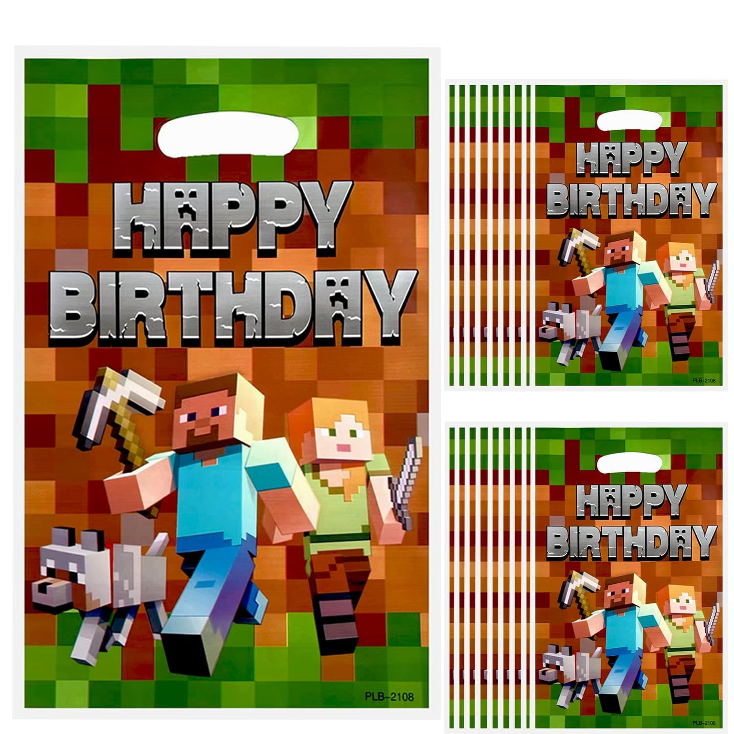 Volsha 30 Pcs Party Gift Bags, Candy Treat Bags for Birthday Par ty Supplies Decorations Party Supplies for