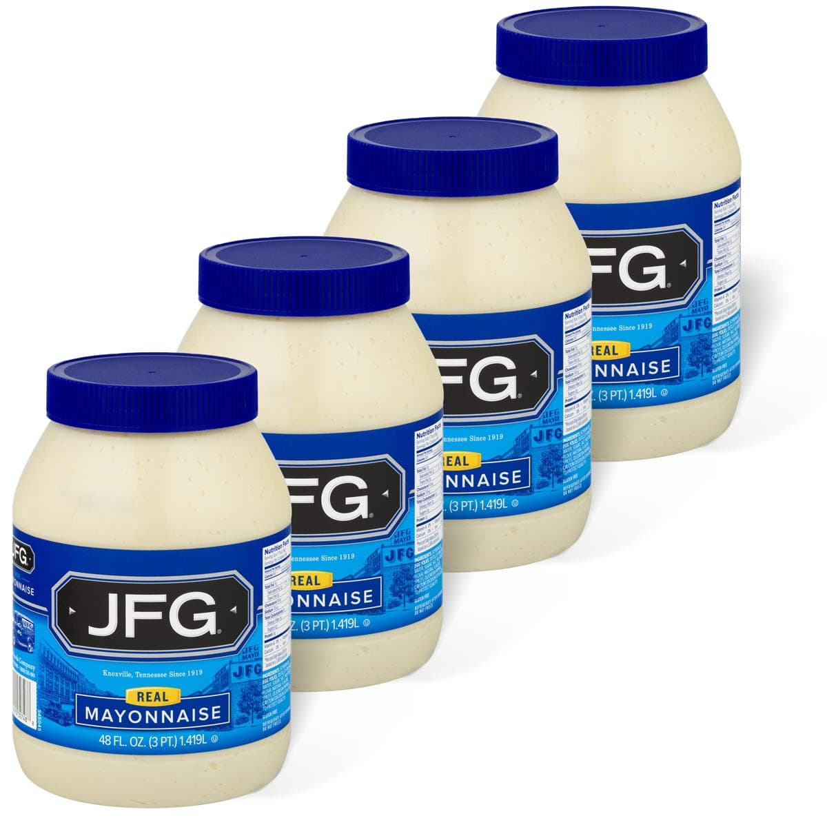 JFG Real Mayonnaise 48 oz. Jar (Pack of 4)