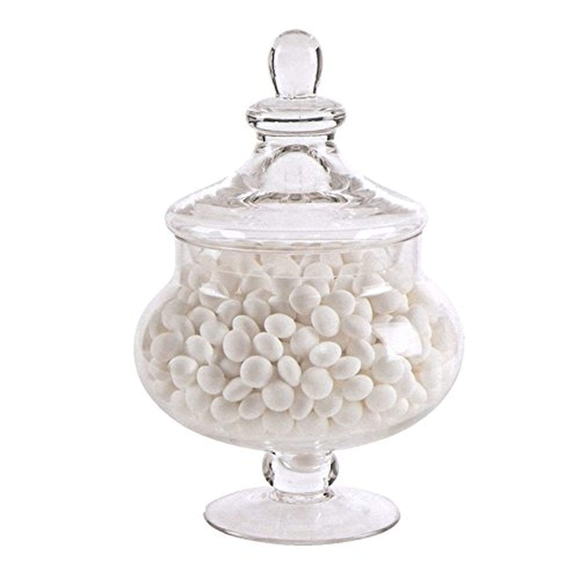 DEENZ NEW 30CM DECORATIVE GLASS JAR WEDDING TABLE CENTRE PIECE SWEETS CHOCOLATE JAR