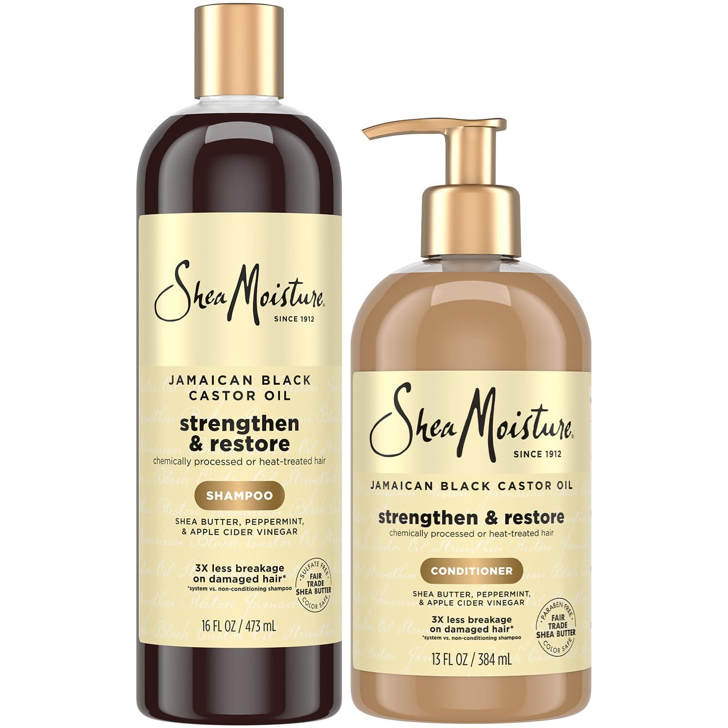Shea Moisture Jamaican Black Castor Oil Clarifying Shampoo & Conditioner