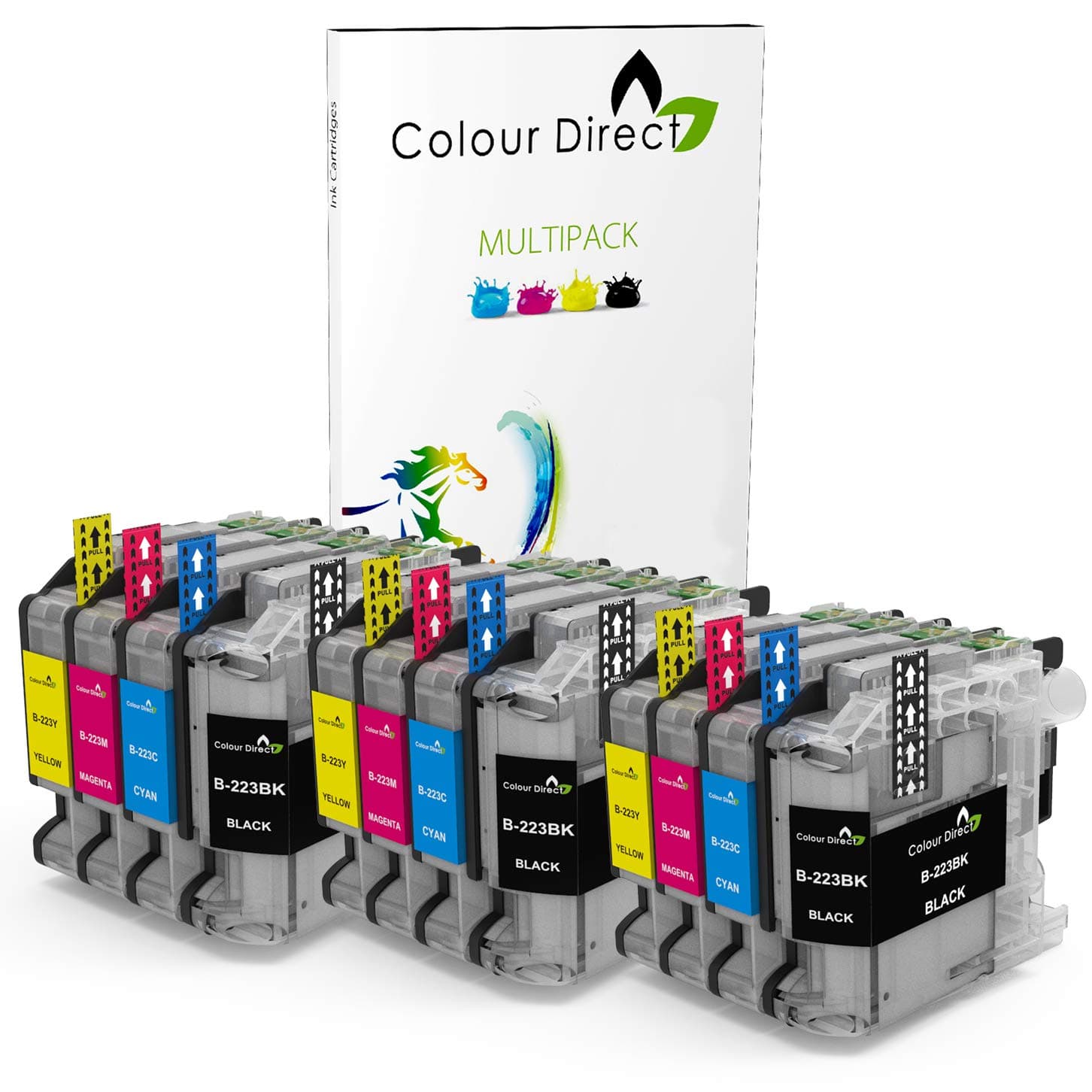 Colour Direct LC223 Compatible Ink Cartridges for Brother DCP-J562DW MFC-J680DW DCP-J4120DW MFC-J5320DW MFC-J880DW MFC-J5620DW MFC-J680DW MFC-J4625DW MFC-J5720DW J4625DW – 12 PACK