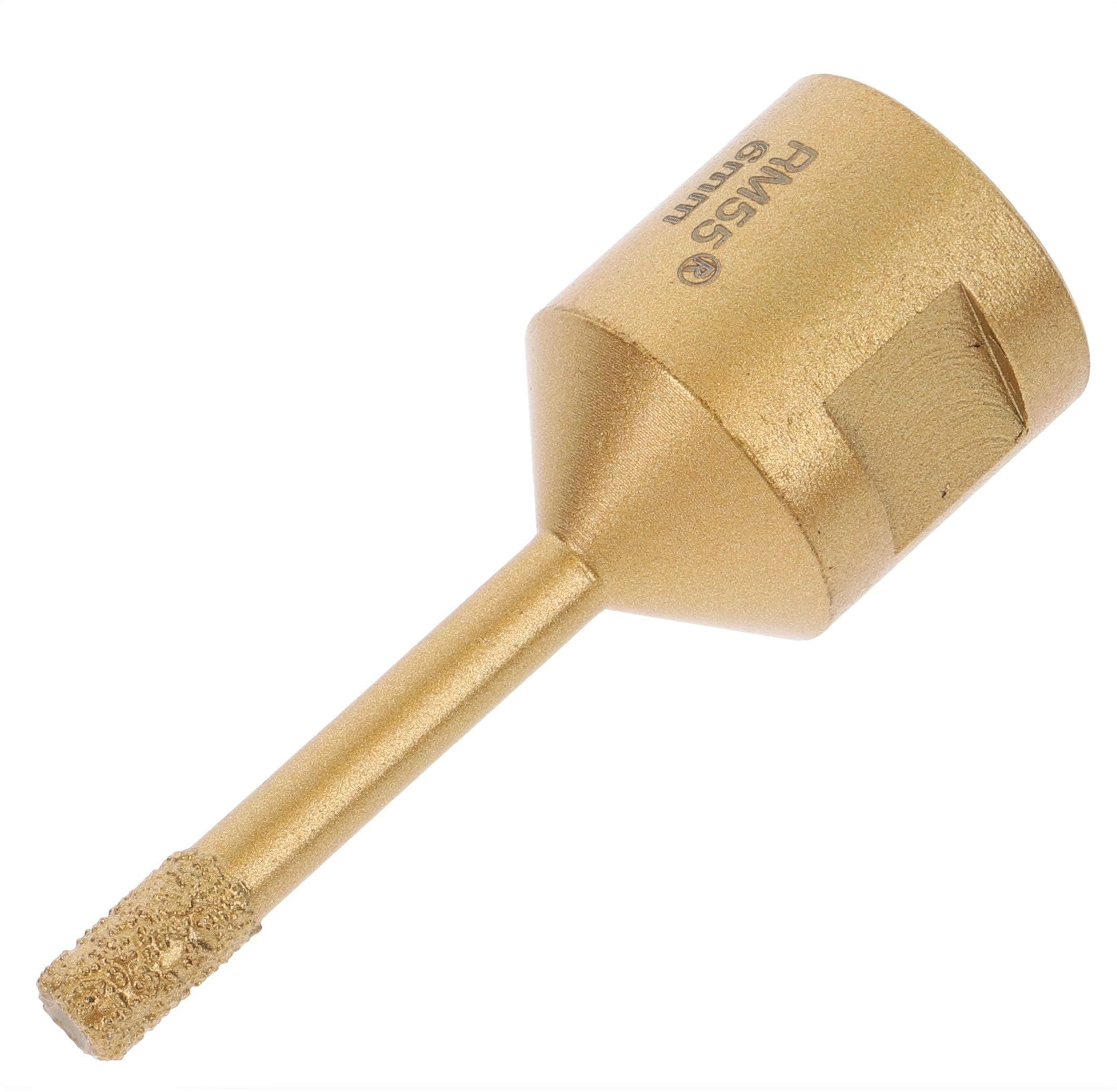 PRODIAMANT Professional Tile Drill bit Tile 6 mm x M14 Diamond Drill bit Angle Grinder for Dry Drilling in fine Stoneware, Wall Tiles and Natural Stone