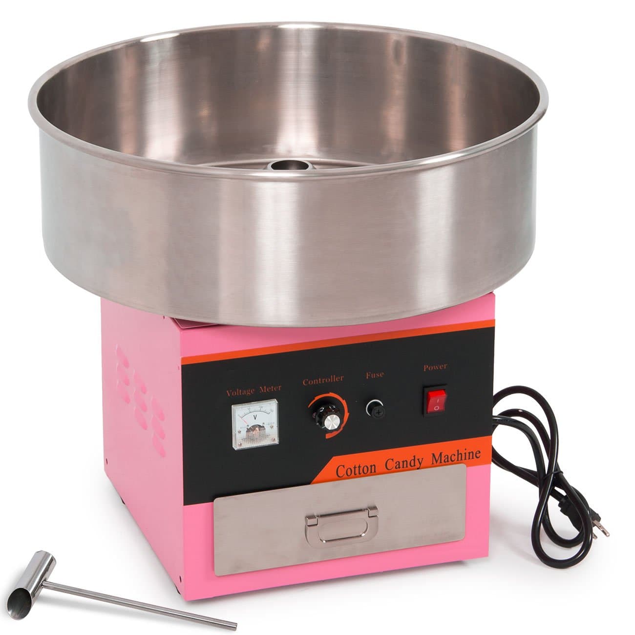 ARKSEN© 1300W Electric Cotton Candy Machine, Sugar Floss Maker, Carnival Commercial