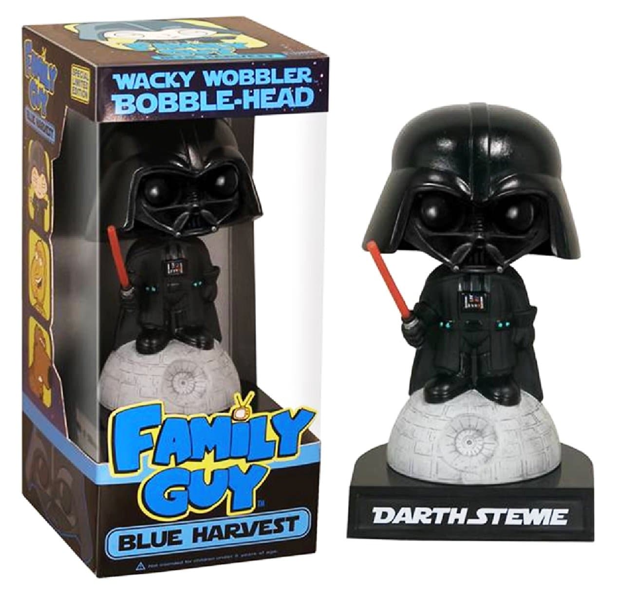 Star Wars/Family Guy BLUE HARVEST : DARTH STEWIE with mask PVC bobble-head appr 13cm - limited and exclusive series