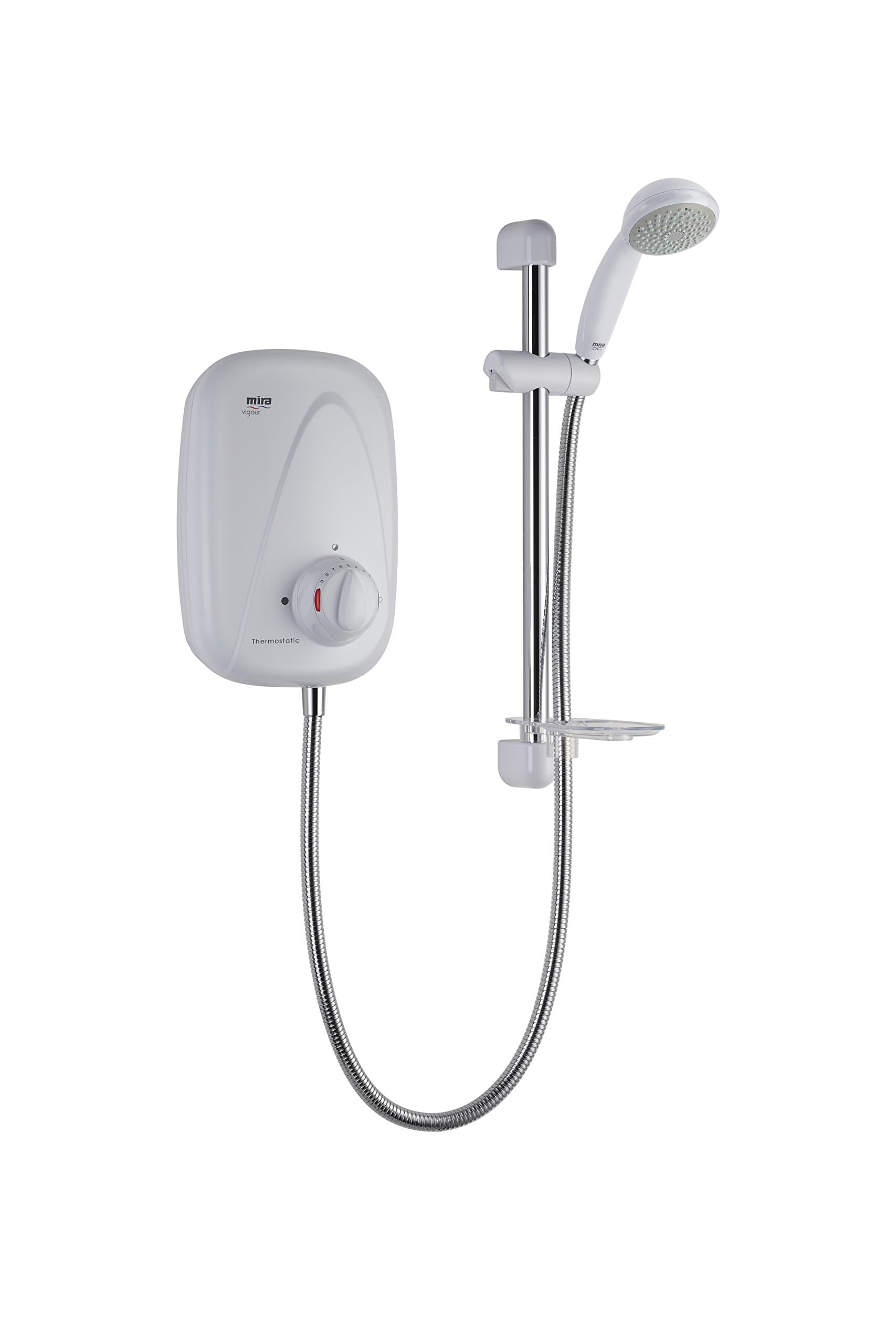 Mira Showers Vigour Thermostatic Power Shower White 1.1532.353