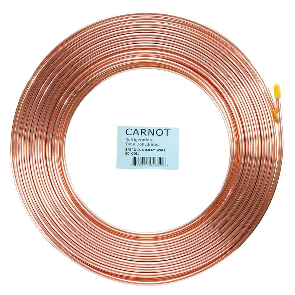 Copper tubing 3/8 inch x 50 ft Soft Type HVAC Refrigeration Pipe/Tubing