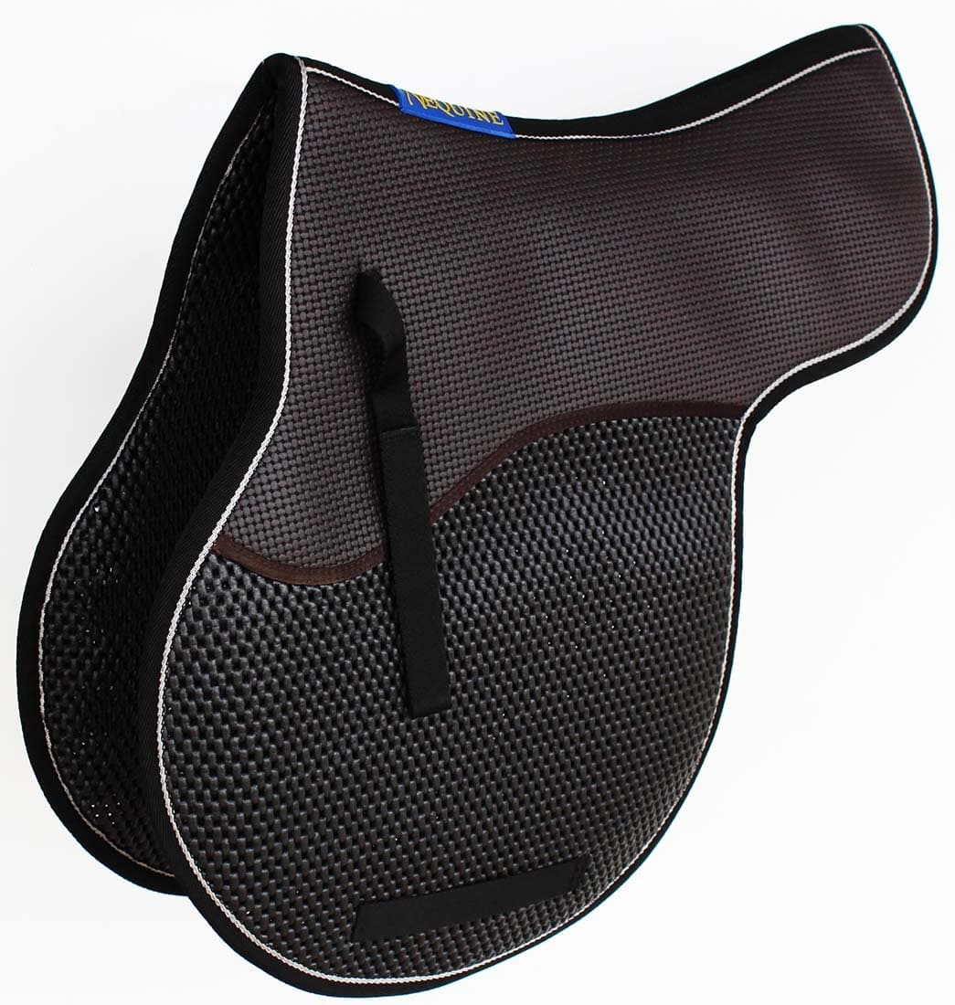 Horse Show Jumping Trail Neoprene English Saddle PAD Anti-Slip Gel Tack 122F36