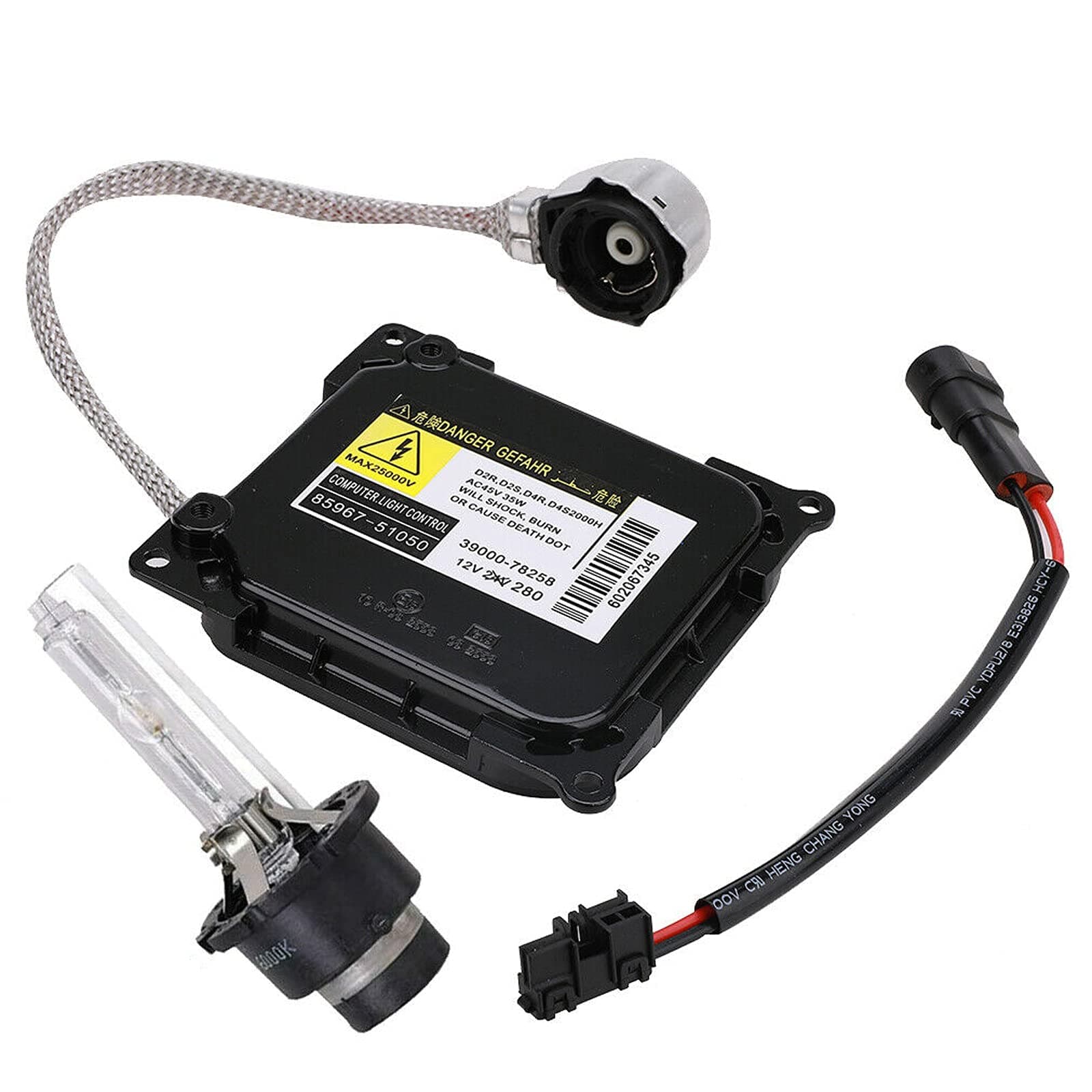 Xenon HID Headlight Ballast Control Unit with Igniter and D4S Bulb Module Replacement for Lexus Toyota Prius Avalon Solara Venza-Replaces OE#KDLT003 DDLT003 85967-52020