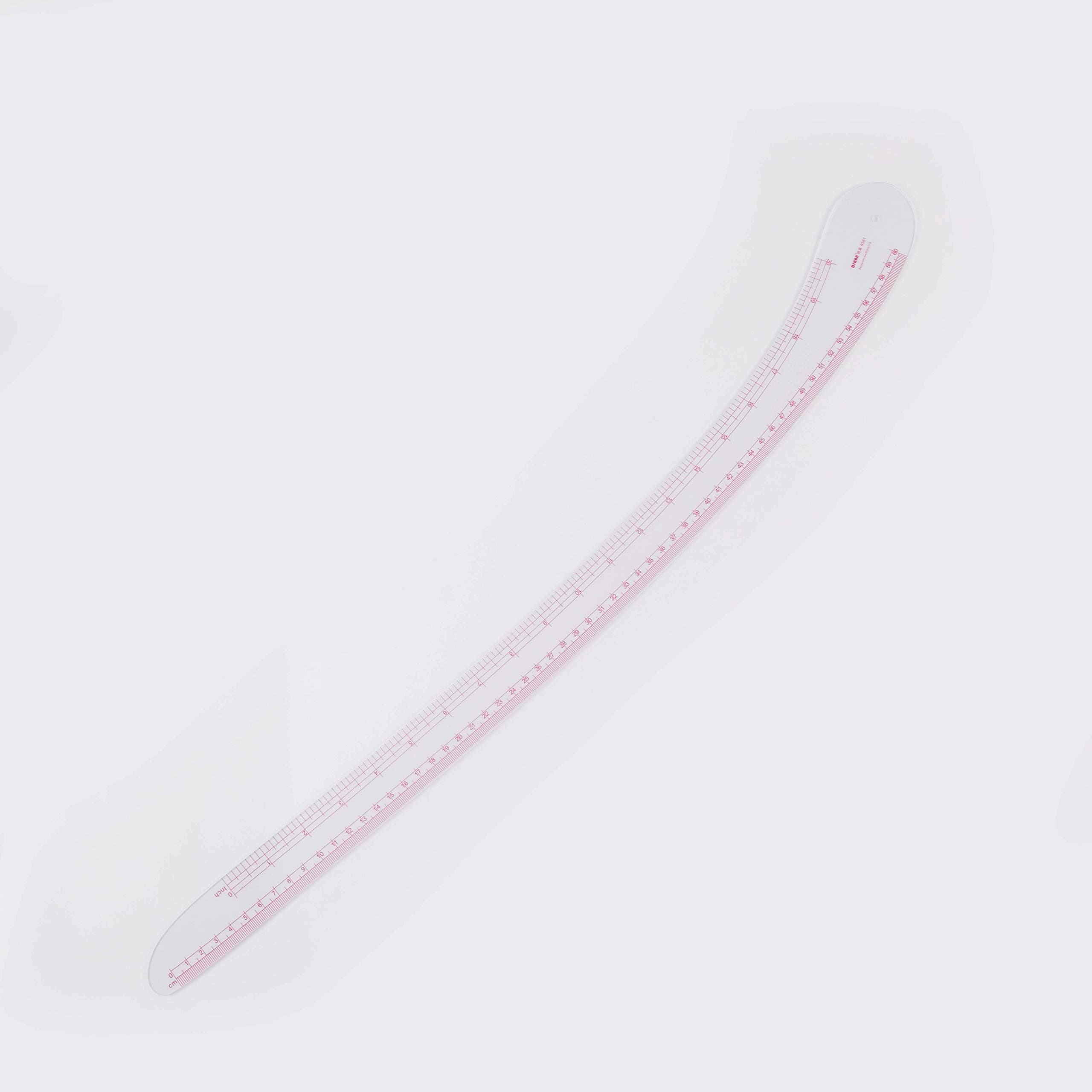 DIHAN #9361 Metric and inch Sleeve arm Vary Form Plastic Tailor Fashion Design Ruler French Curve, Pattern Making Ruler, Tailoring Ruler, Garment Ruler