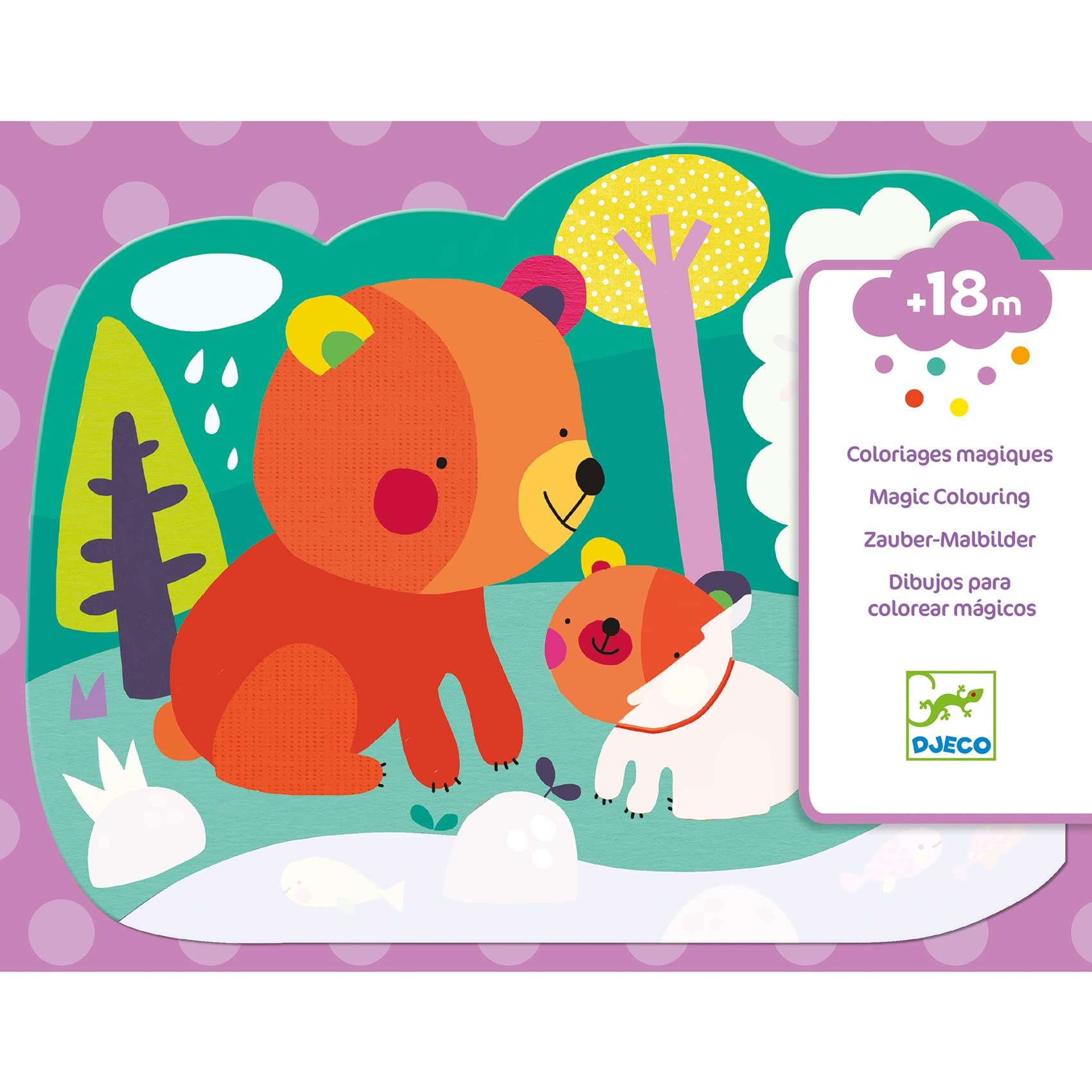 DJECOHidden in The Woods Paint with Water Set